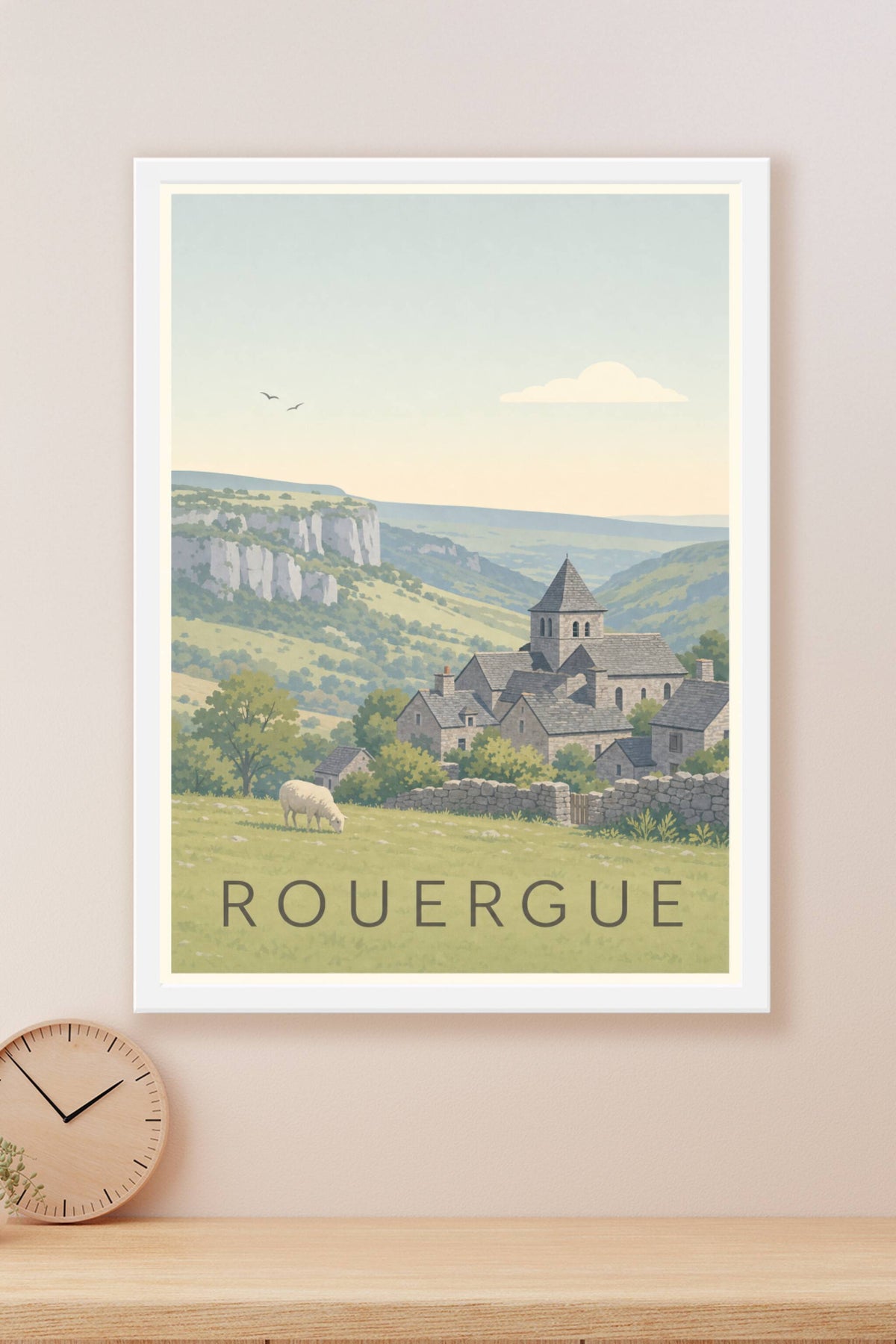 Affiche du Rouergue - Poster de l'Aveyron
