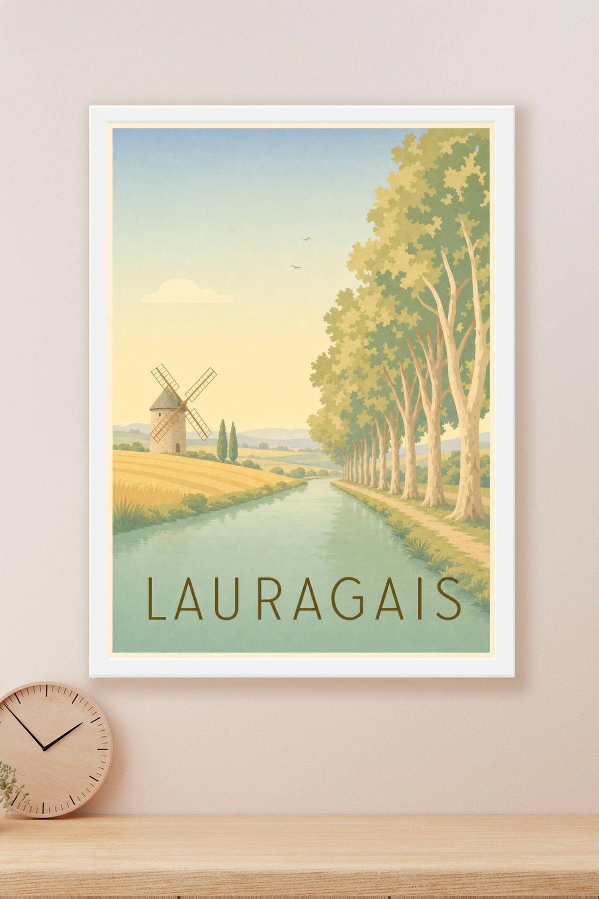 Affiche du Lauragais - Poster du canal du Midi