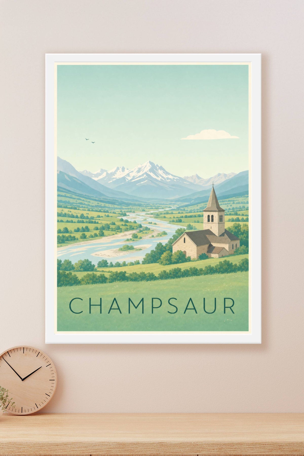Affiche du Champsaur - Poster des Hautes-Alpes