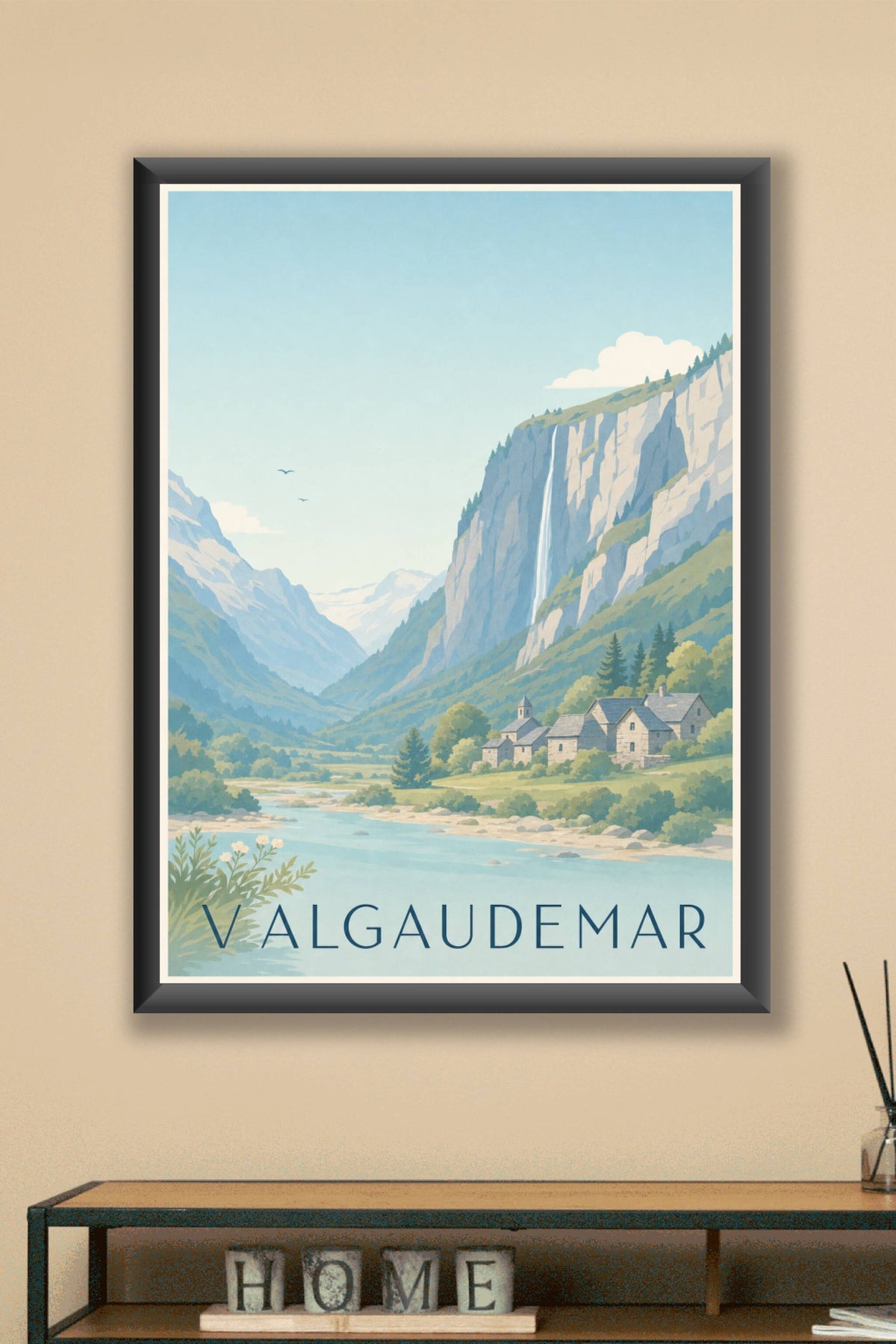 Affiche du Valgaudemar - Poster des Écrins