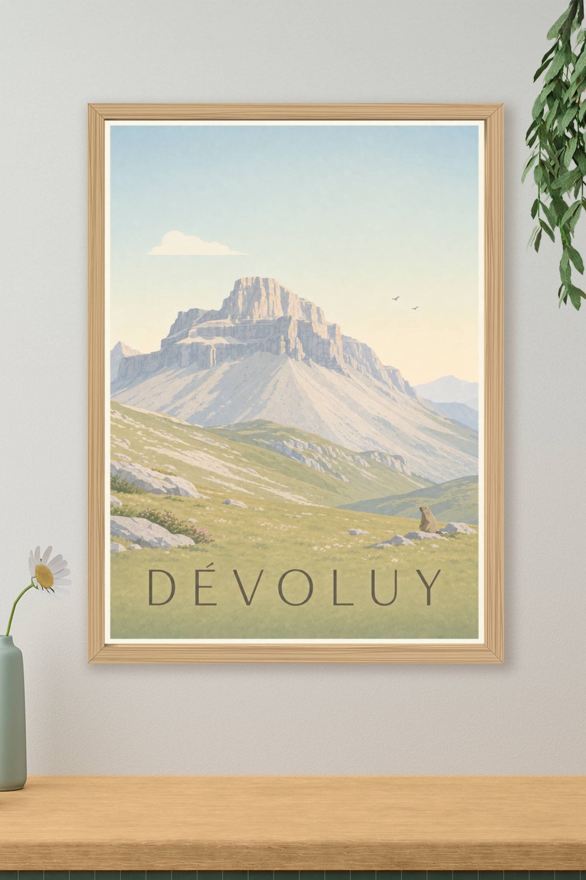 Affiche du Dévoluy - Poster de l'Obiou