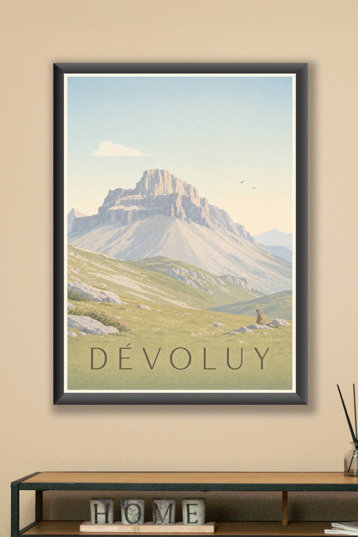 Affiche du Dévoluy - Poster de l'Obiou