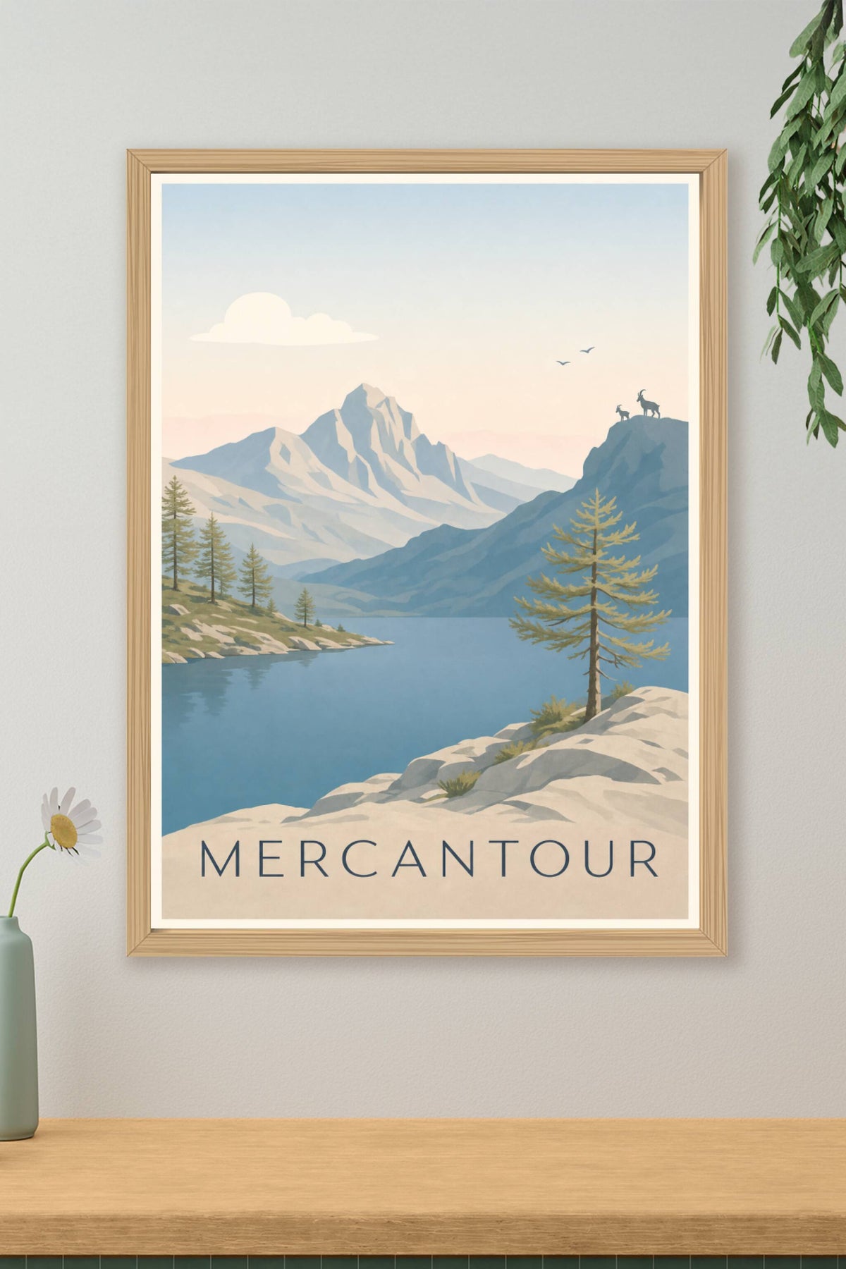Affiche du Mercantour - Poster de la vallée des Merveilles