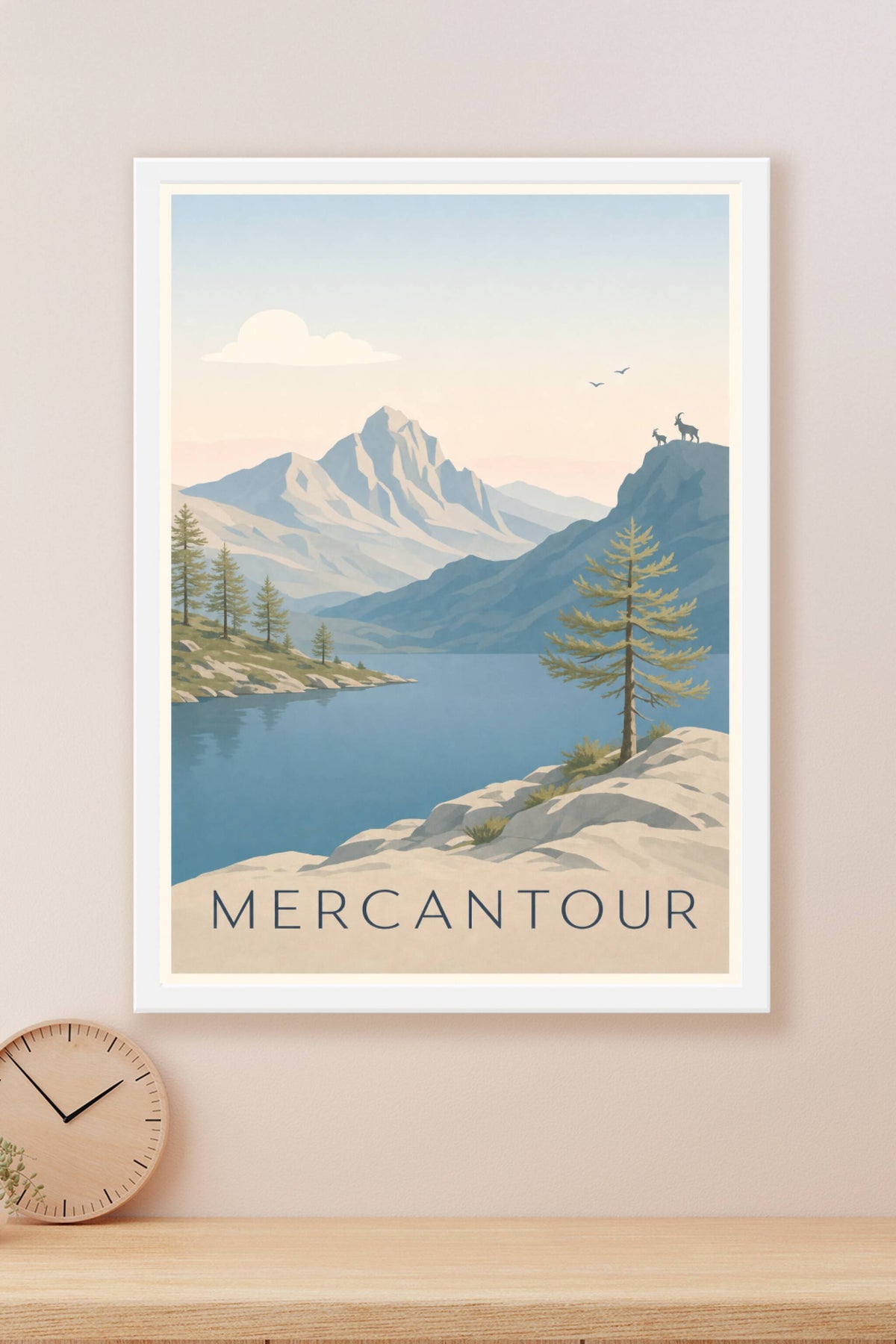 Affiche du Mercantour - Poster de la vallée des Merveilles