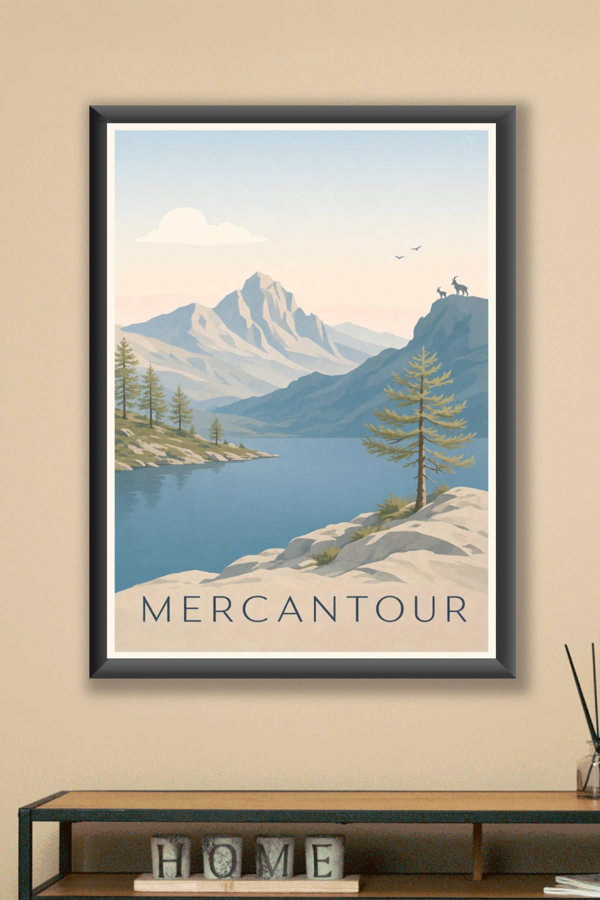 Affiche du Mercantour - Poster de la vallée des Merveilles