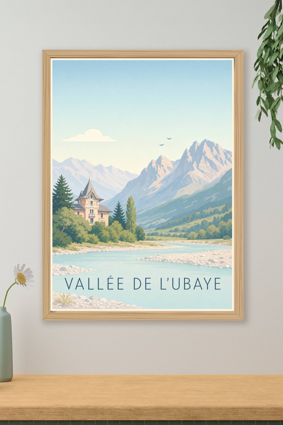 Affiche de l'Vallée de l'Ubaye - Poster de Barcelonnette