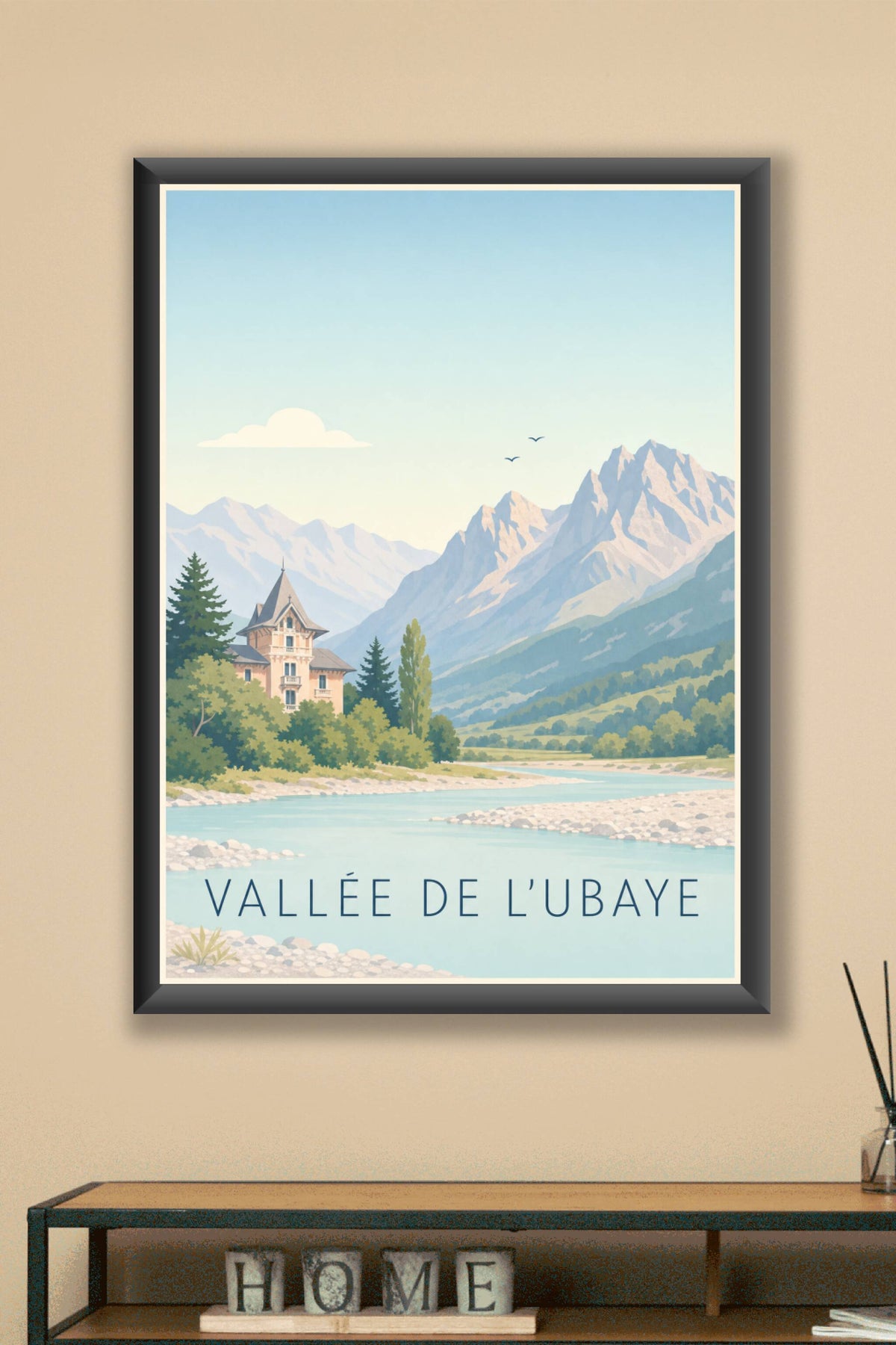 Affiche de l'Vallée de l'Ubaye - Poster de Barcelonnette