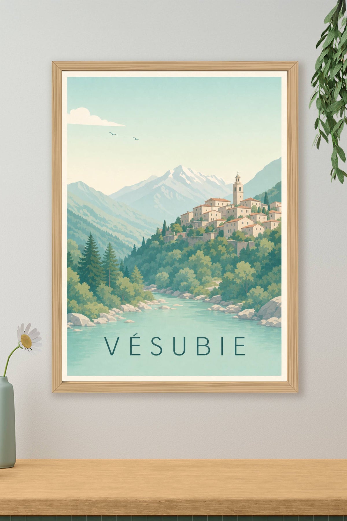 Affiche de la Vésubie - Poster de Saint-Martin-Vésubie
