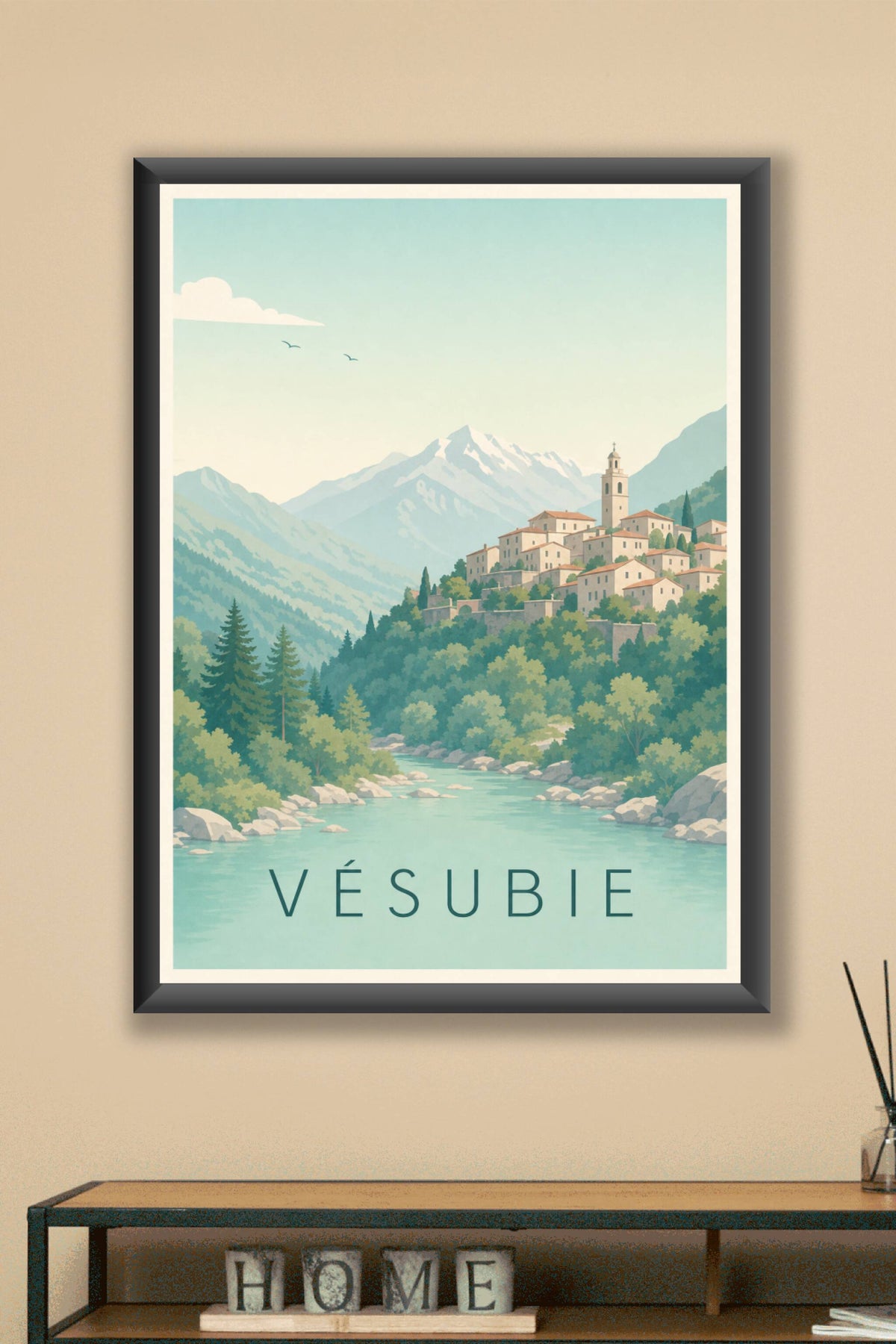 Affiche de la Vésubie - Poster de Saint-Martin-Vésubie