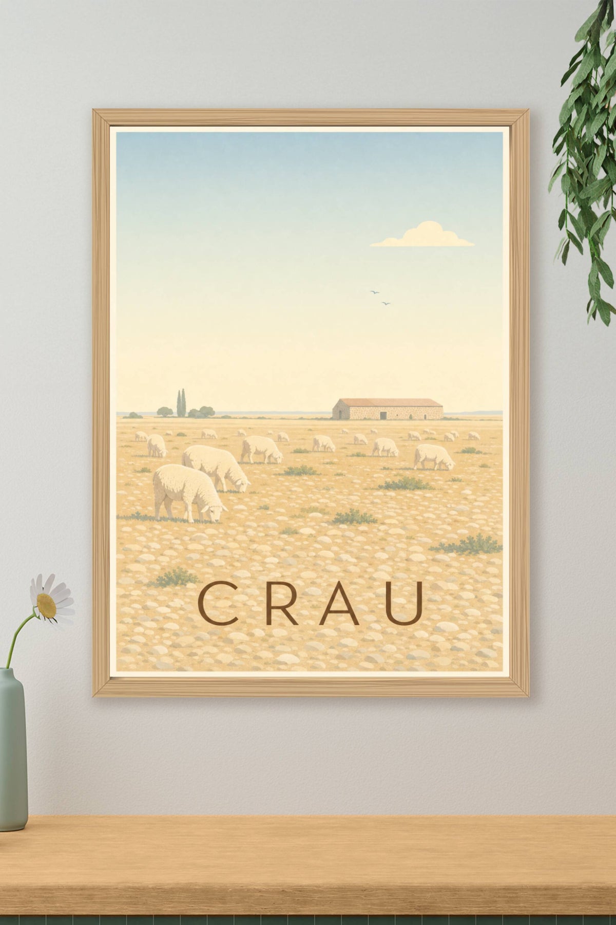 Affiche de la Crau - Poster d'Arles