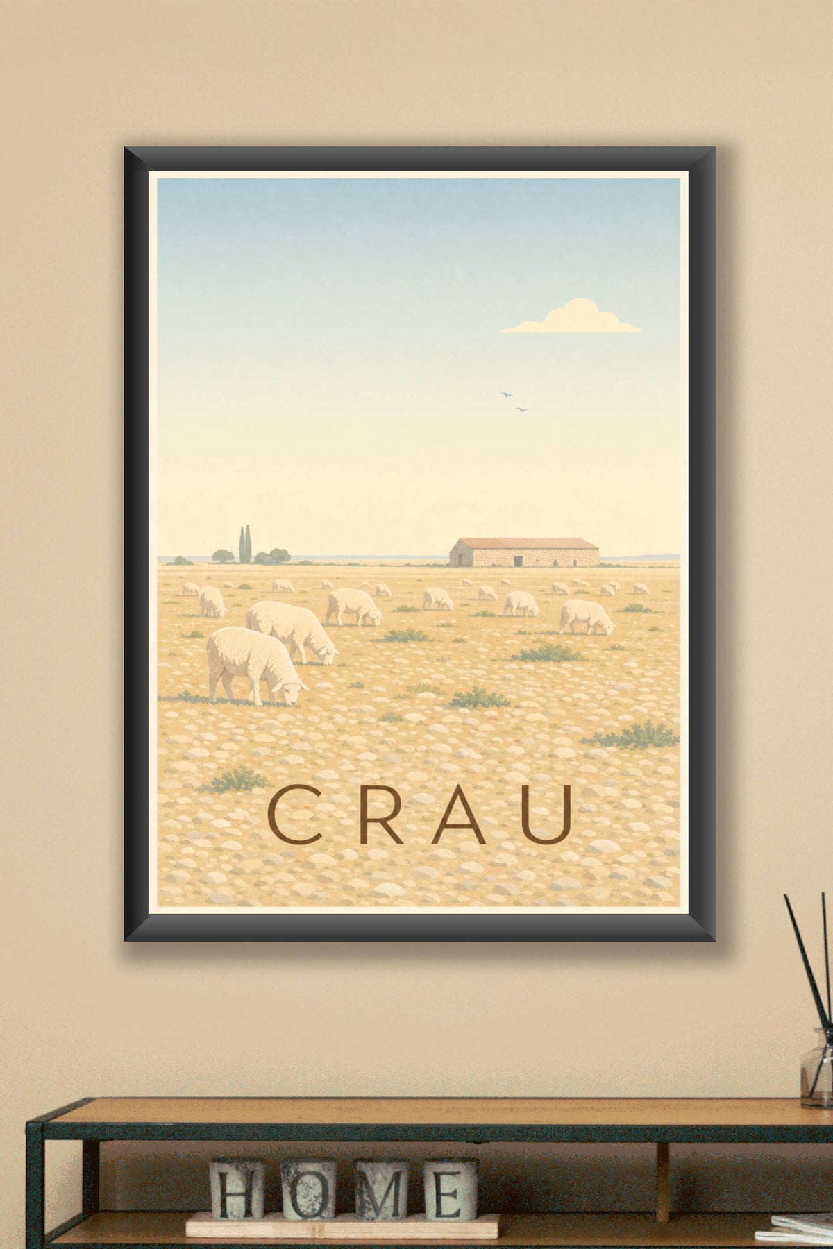 Affiche de la Crau - Poster d'Arles