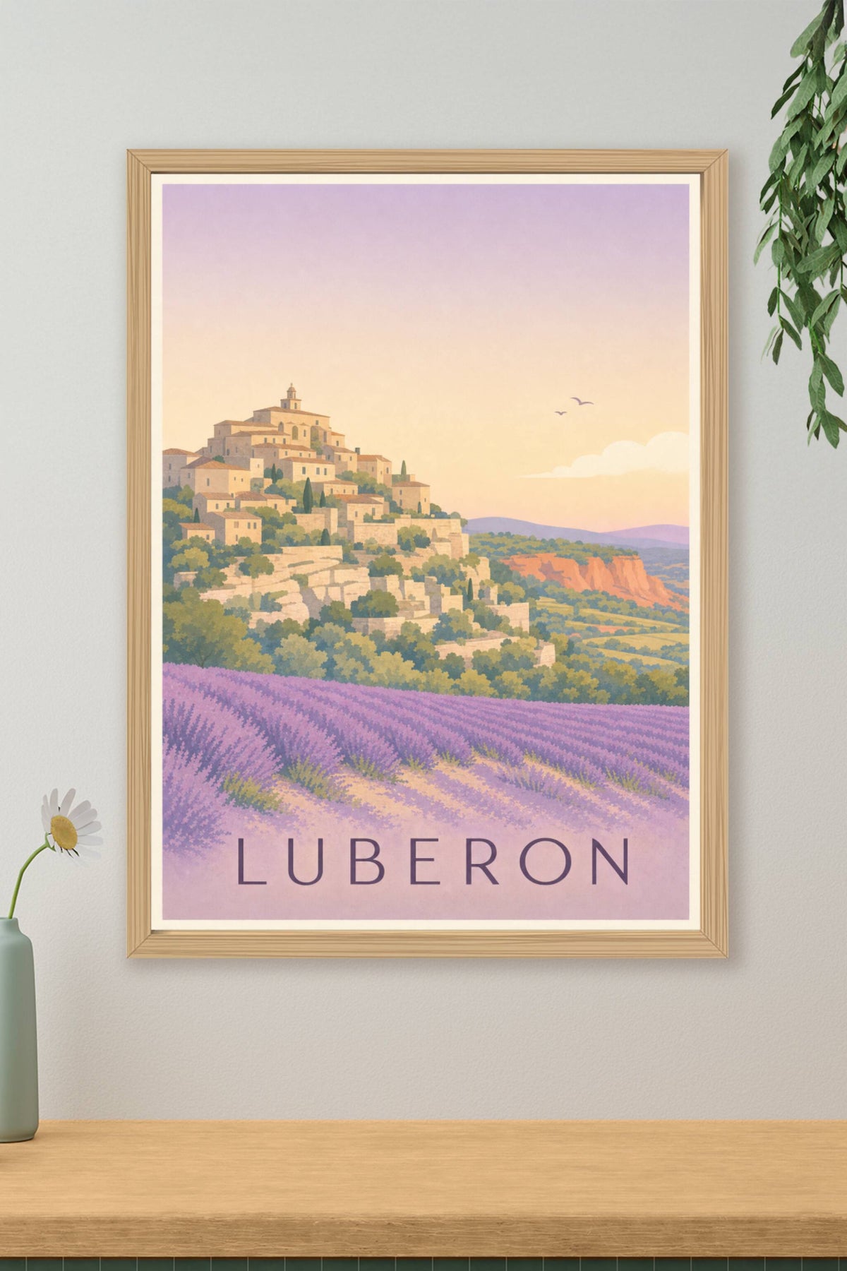 Affiche du Luberon - Poster de Gordes