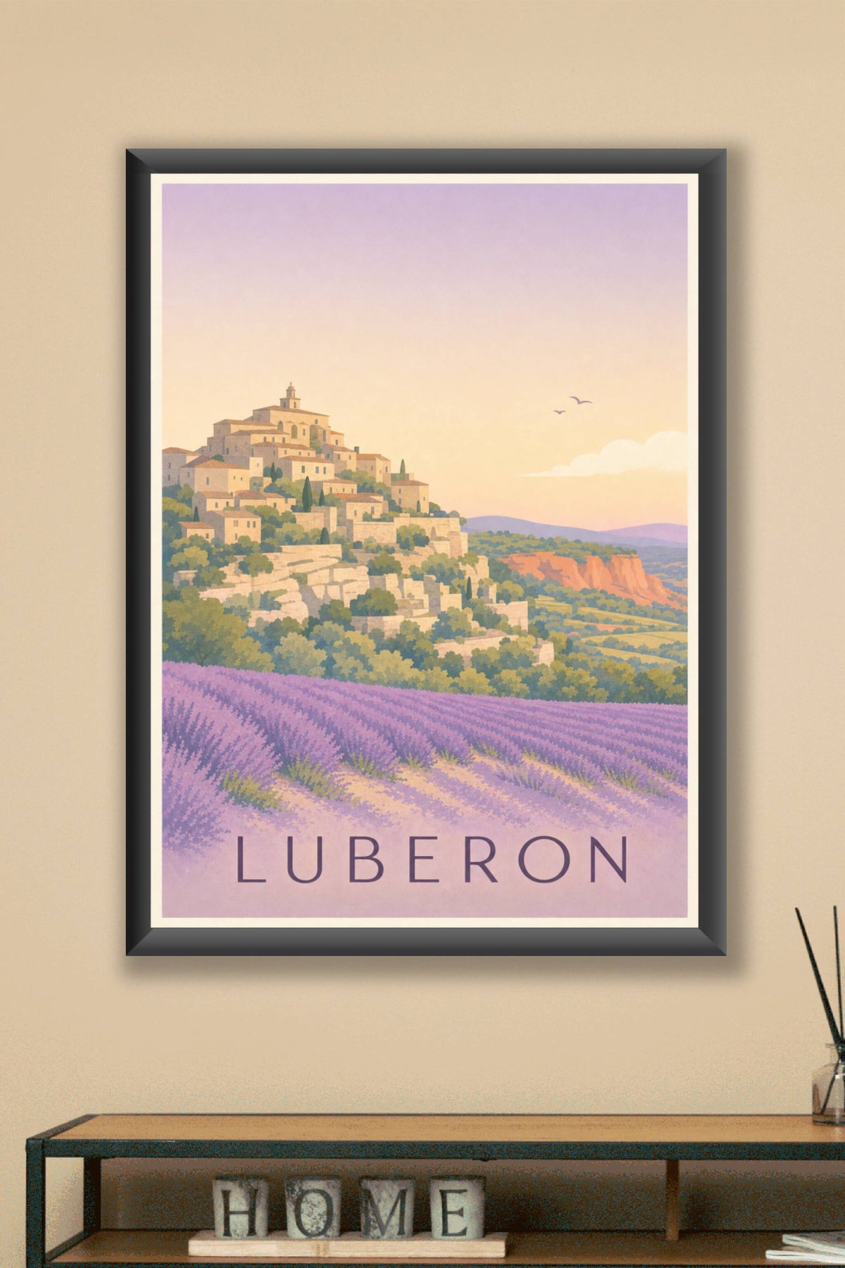 Affiche du Luberon - Poster de Gordes