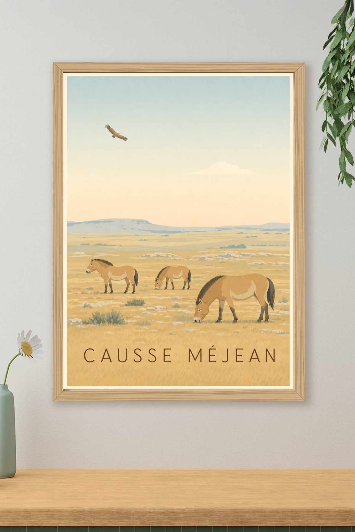 Affiche du Causse Méjean - Poster de la Lozère