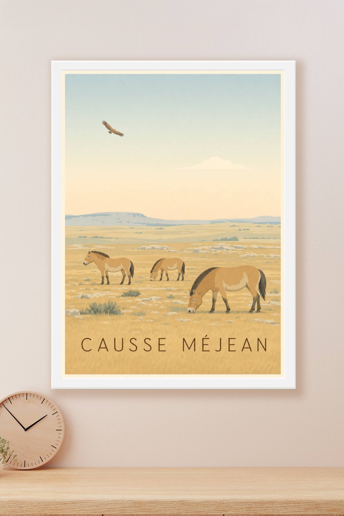 Affiche du Causse Méjean - Poster de la Lozère