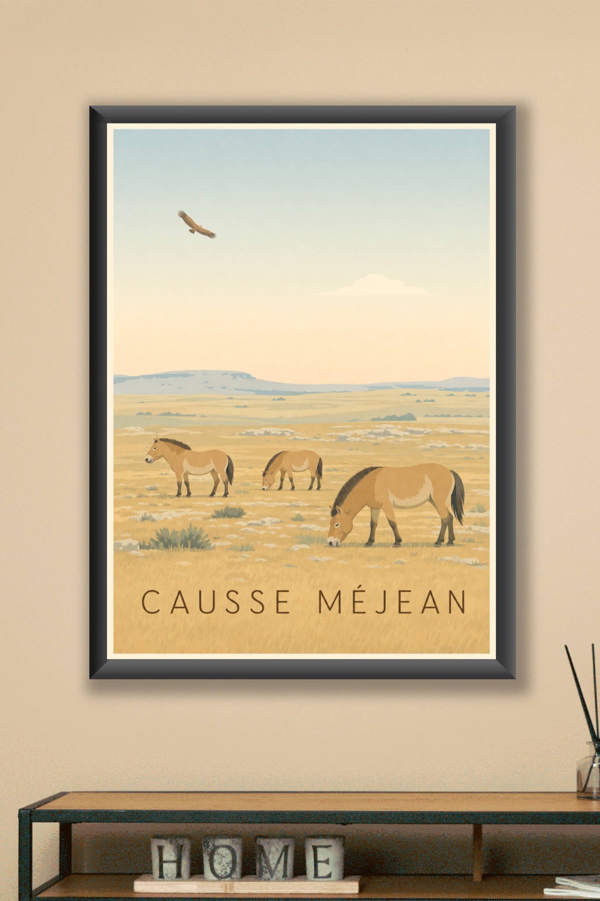 Affiche du Causse Méjean - Poster de la Lozère