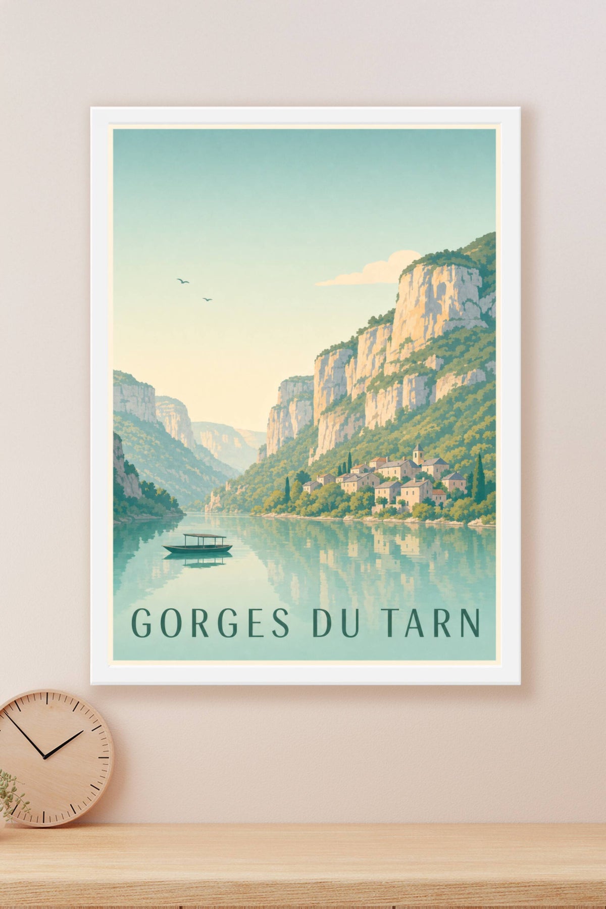 Affiche des Gorges du Tarn - Poster de Sainte-Énimie