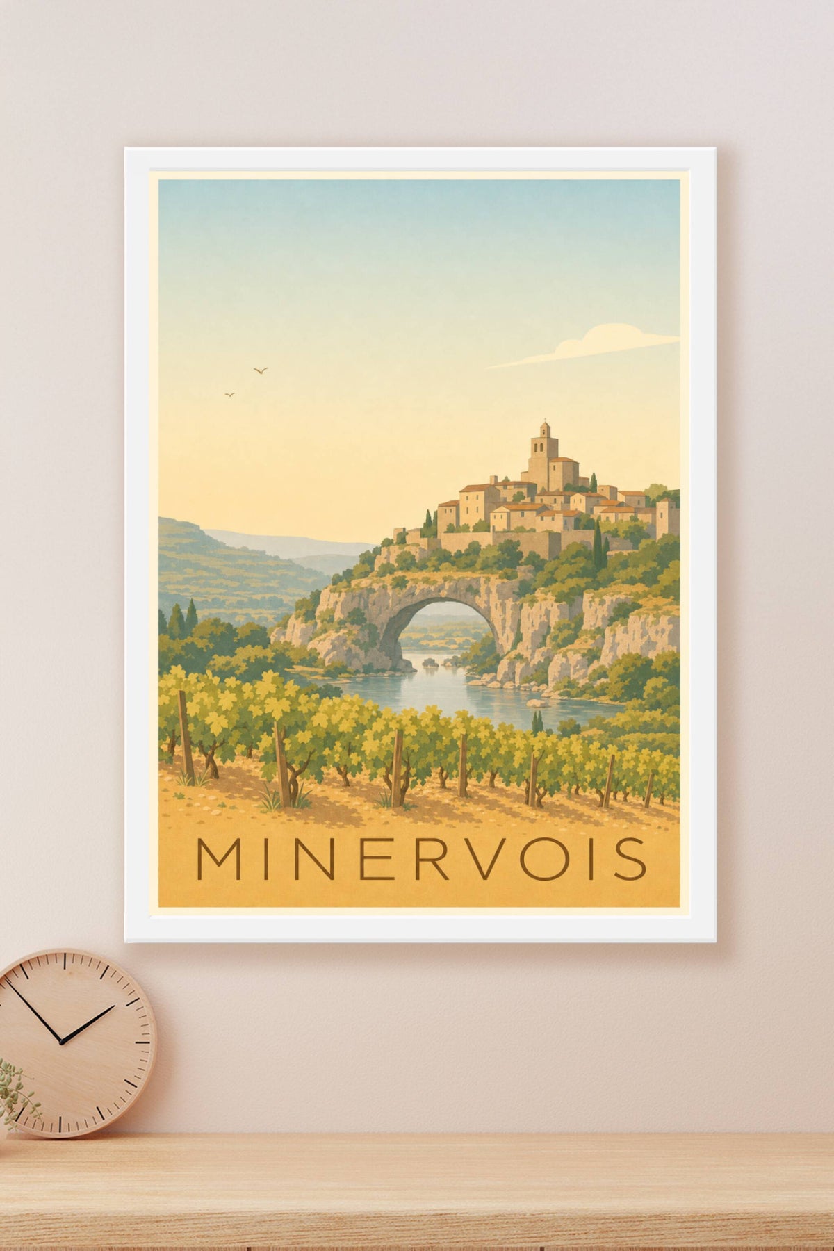 Affiche du Minervois - Poster de Minerve