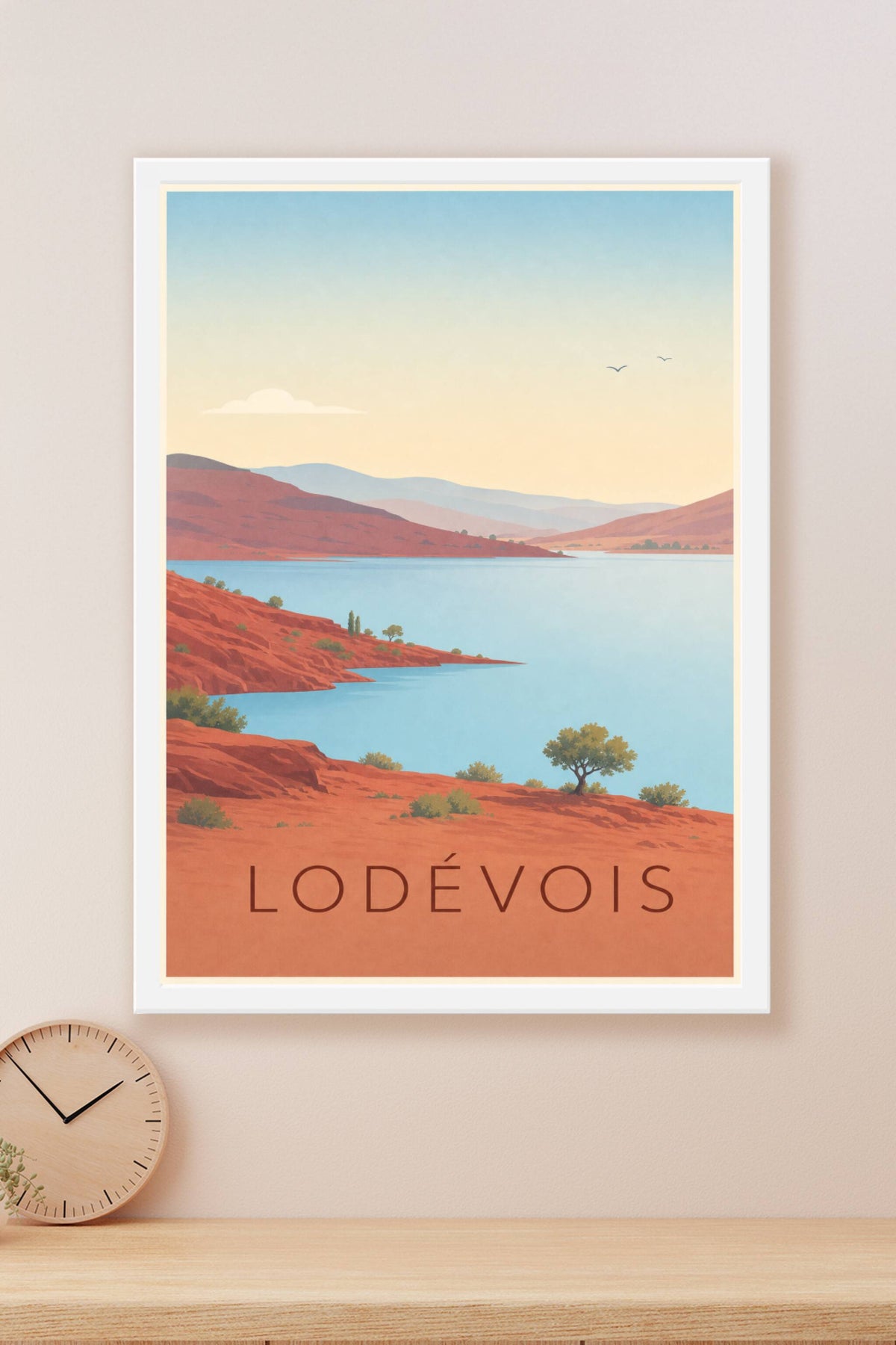 Affiche du Lodévois - Poster du lac du Salagou
