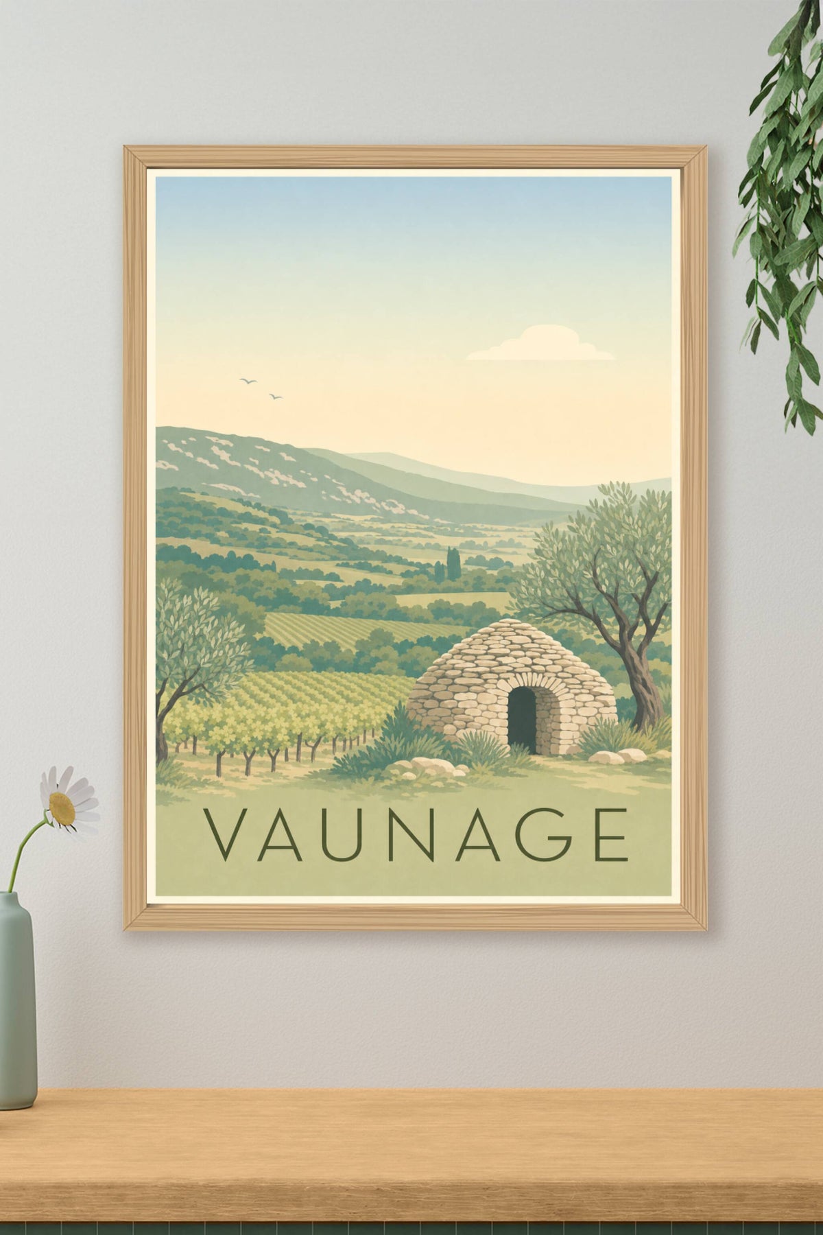 Affiche de la Vaunage - Poster de Nîmes