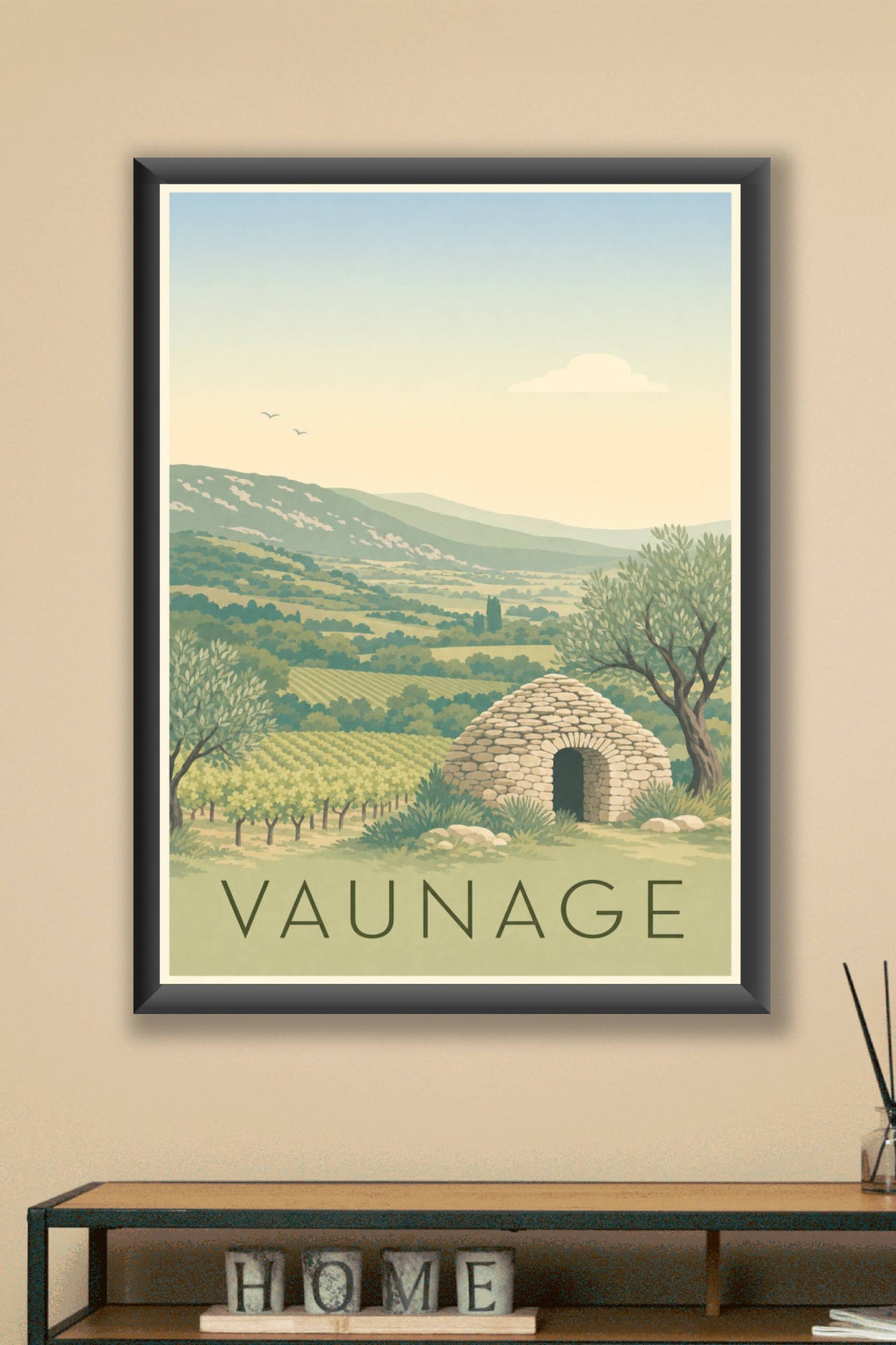Affiche de la Vaunage - Poster de Nîmes