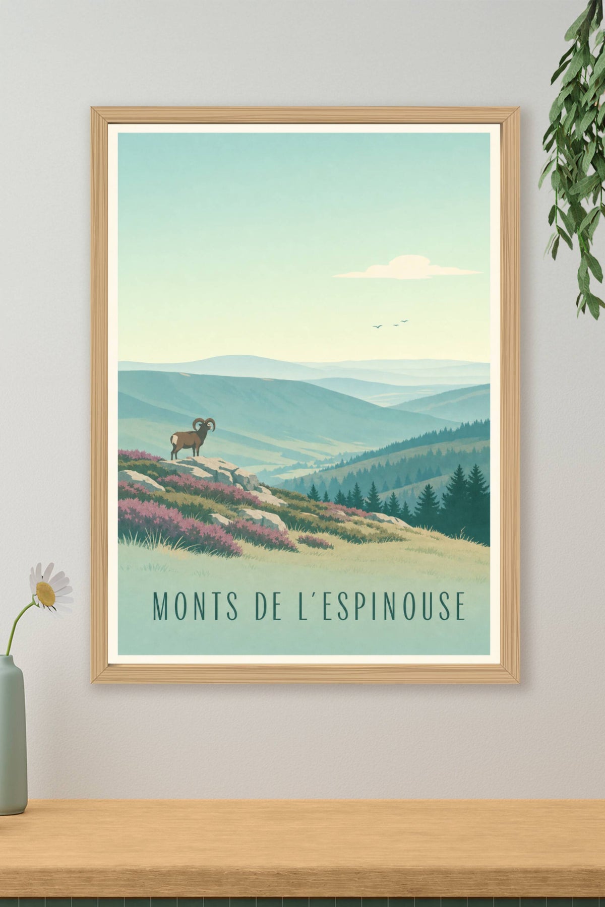 Affiche des Monts de l'Espinouse - Poster du Haut-Languedoc