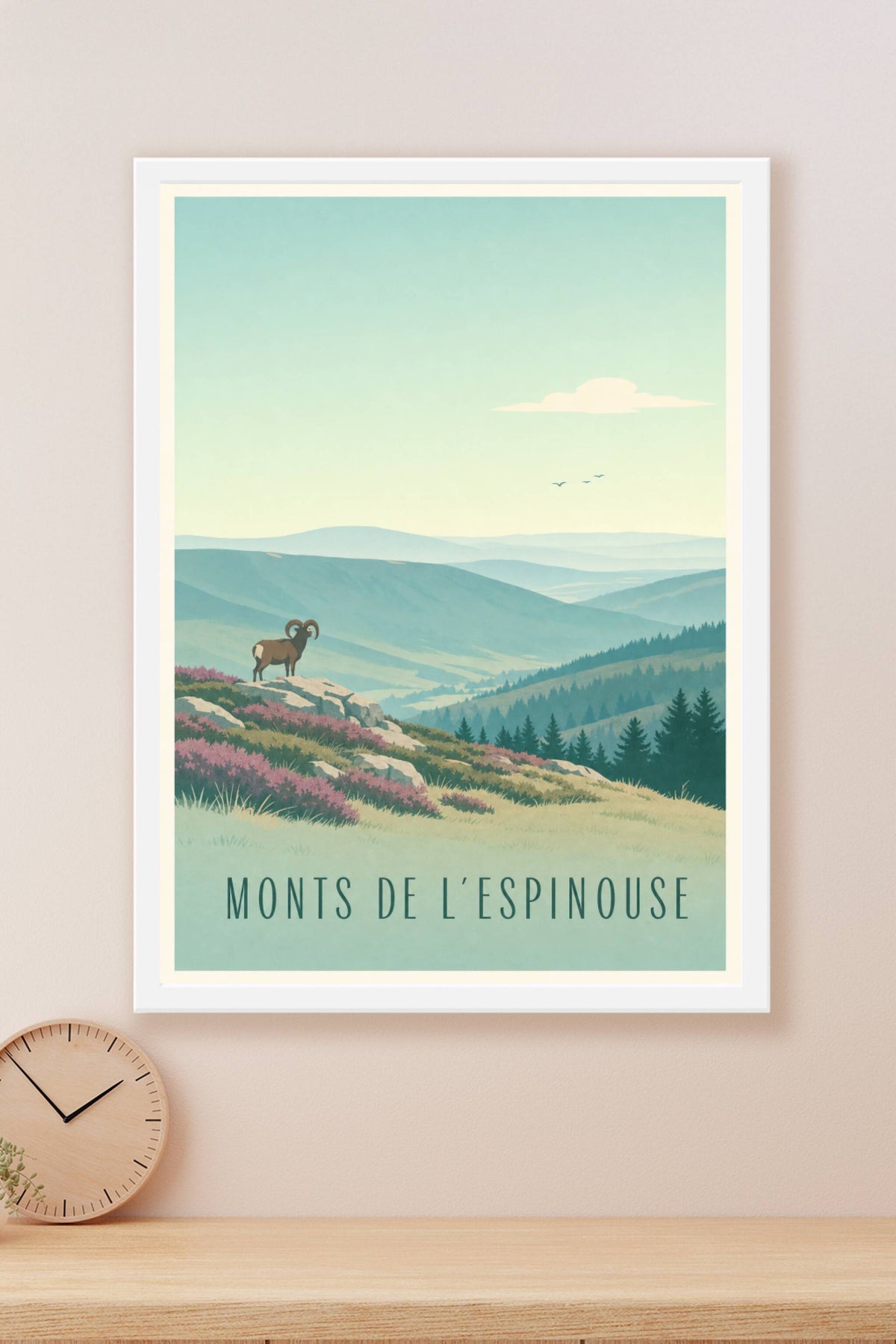 Affiche des Monts de l'Espinouse - Poster du Haut-Languedoc