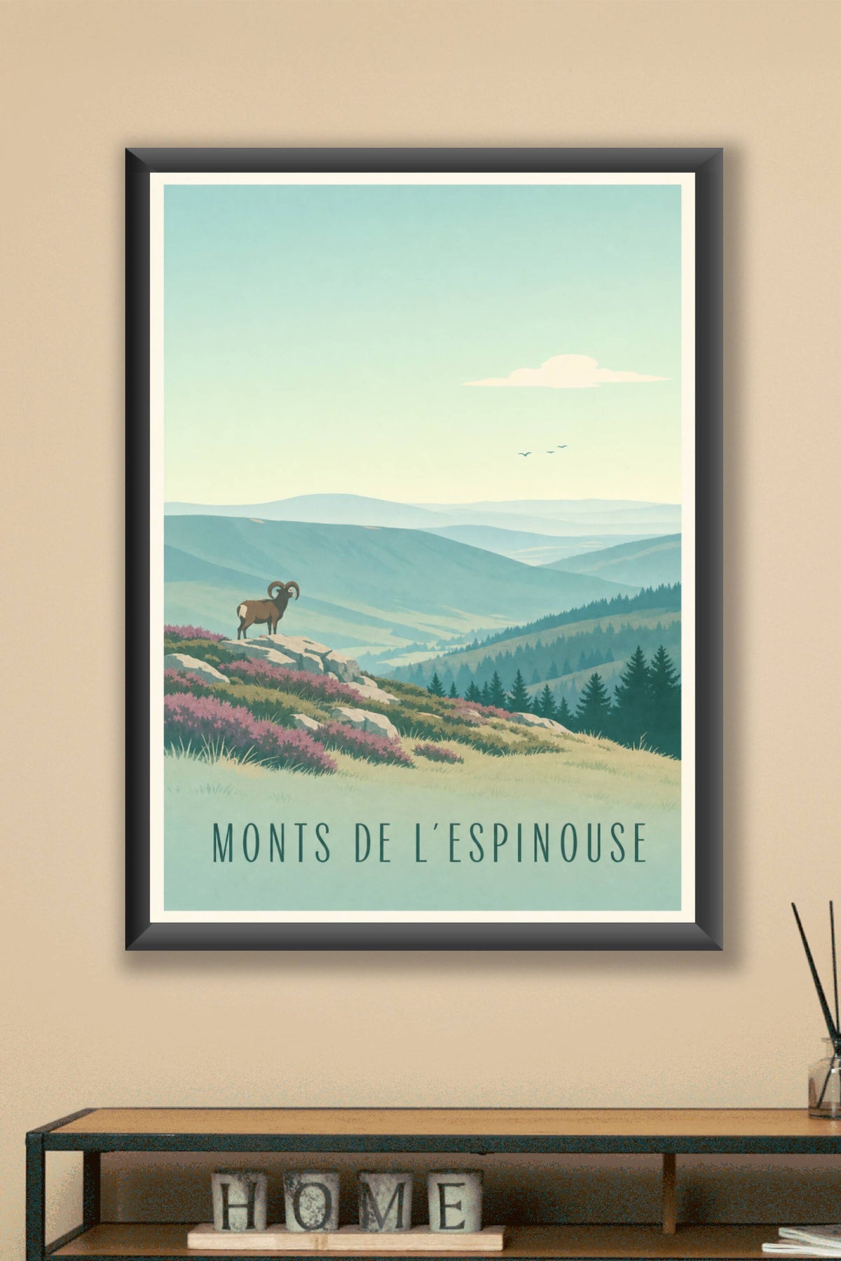 Affiche des Monts de l'Espinouse - Poster du Haut-Languedoc