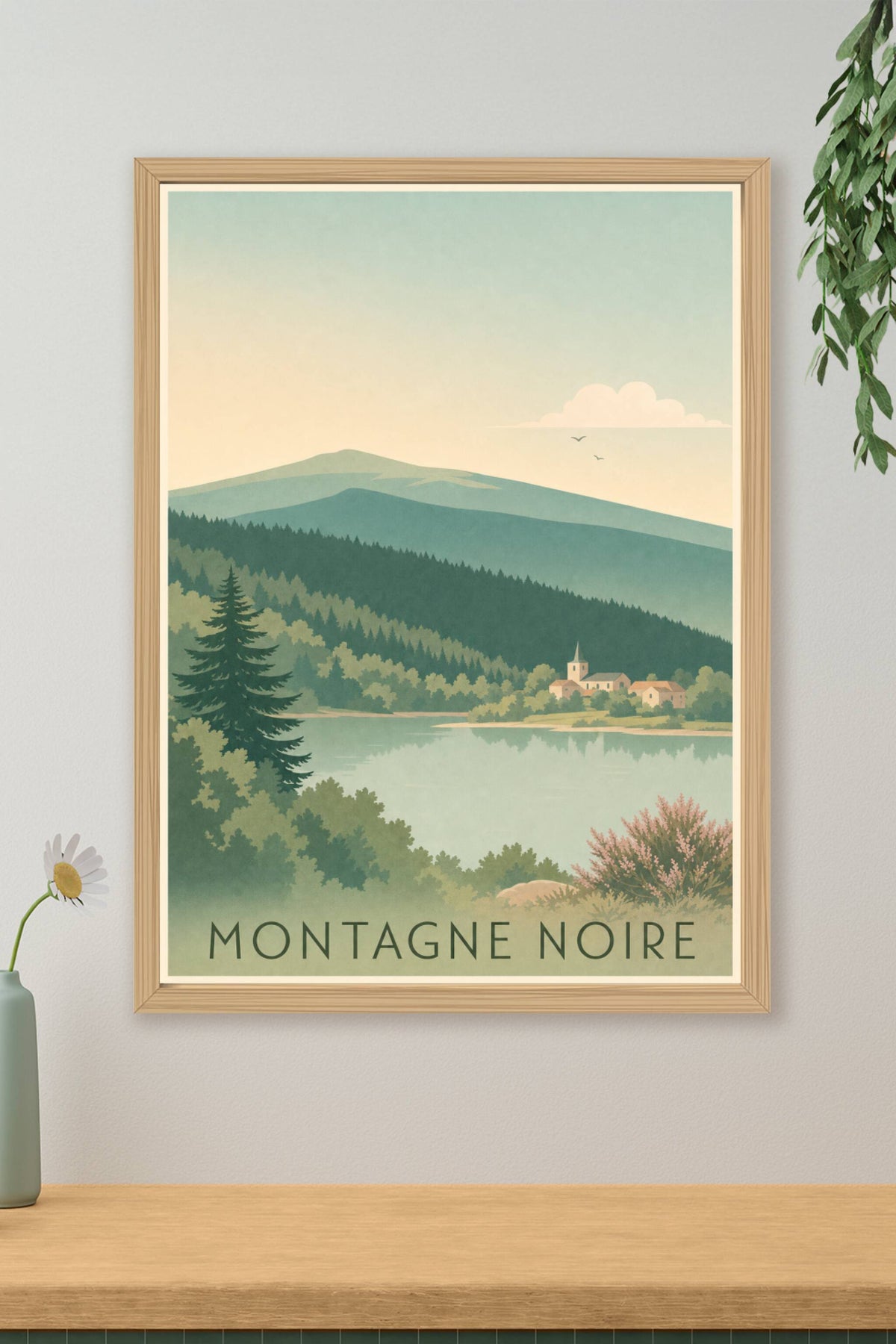 Affiche de la Montagne Noire - Poster du Pic de Nore