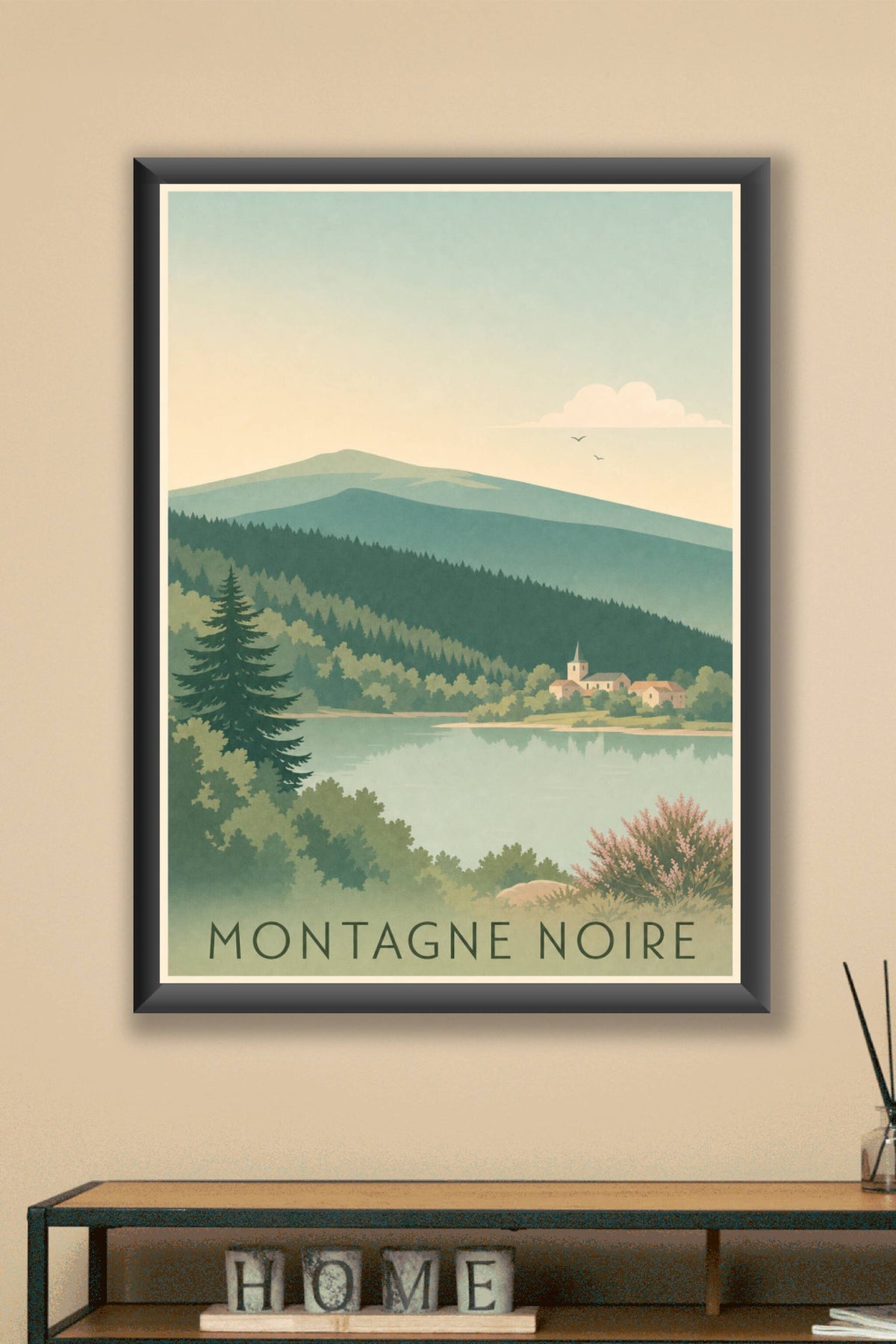 Affiche de la Montagne Noire - Poster du Pic de Nore