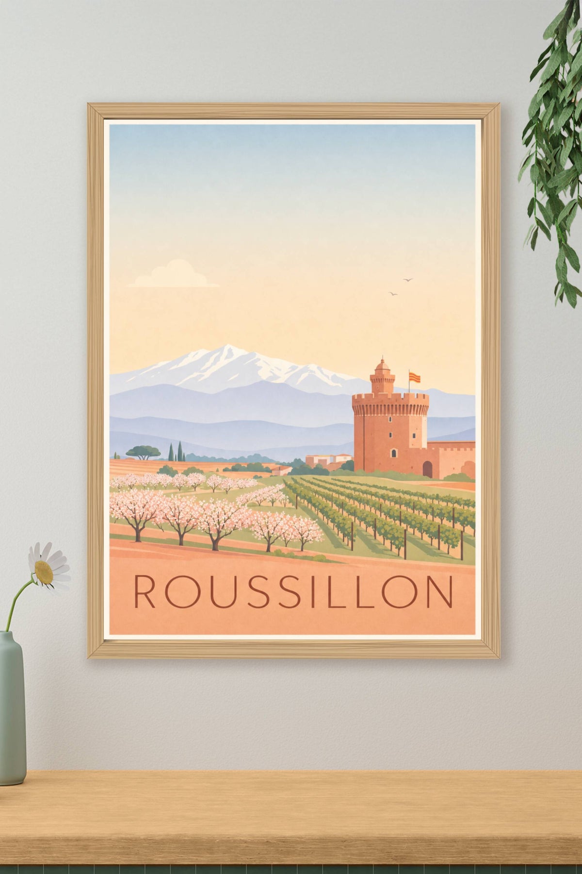 Affiche du Roussillon - Poster de Perpignan