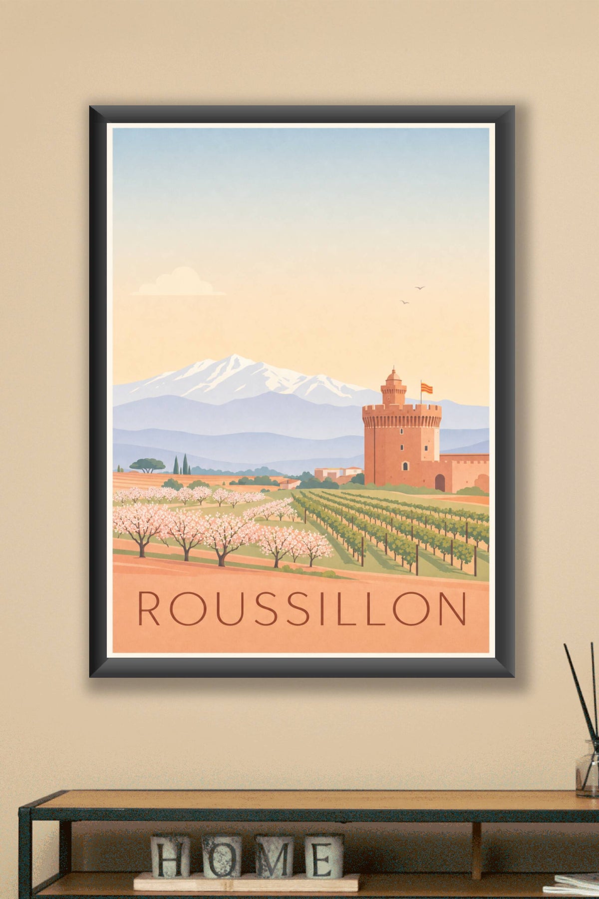 Affiche du Roussillon - Poster de Perpignan