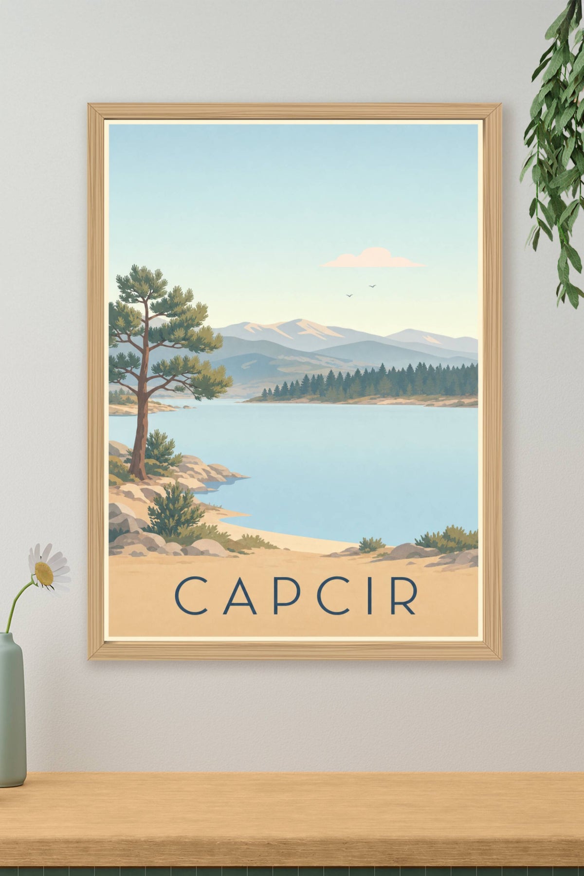 Affiche du Capcir - Poster du lac de Matemale