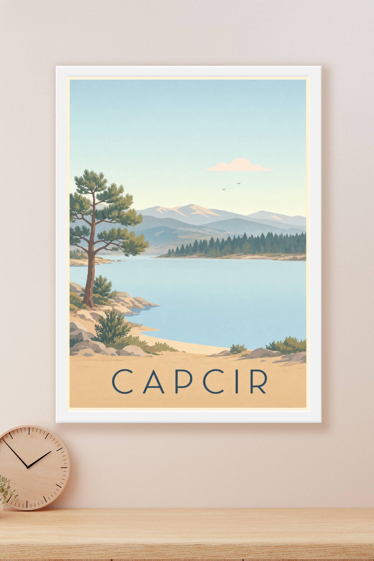 Affiche du Capcir - Poster du lac de Matemale