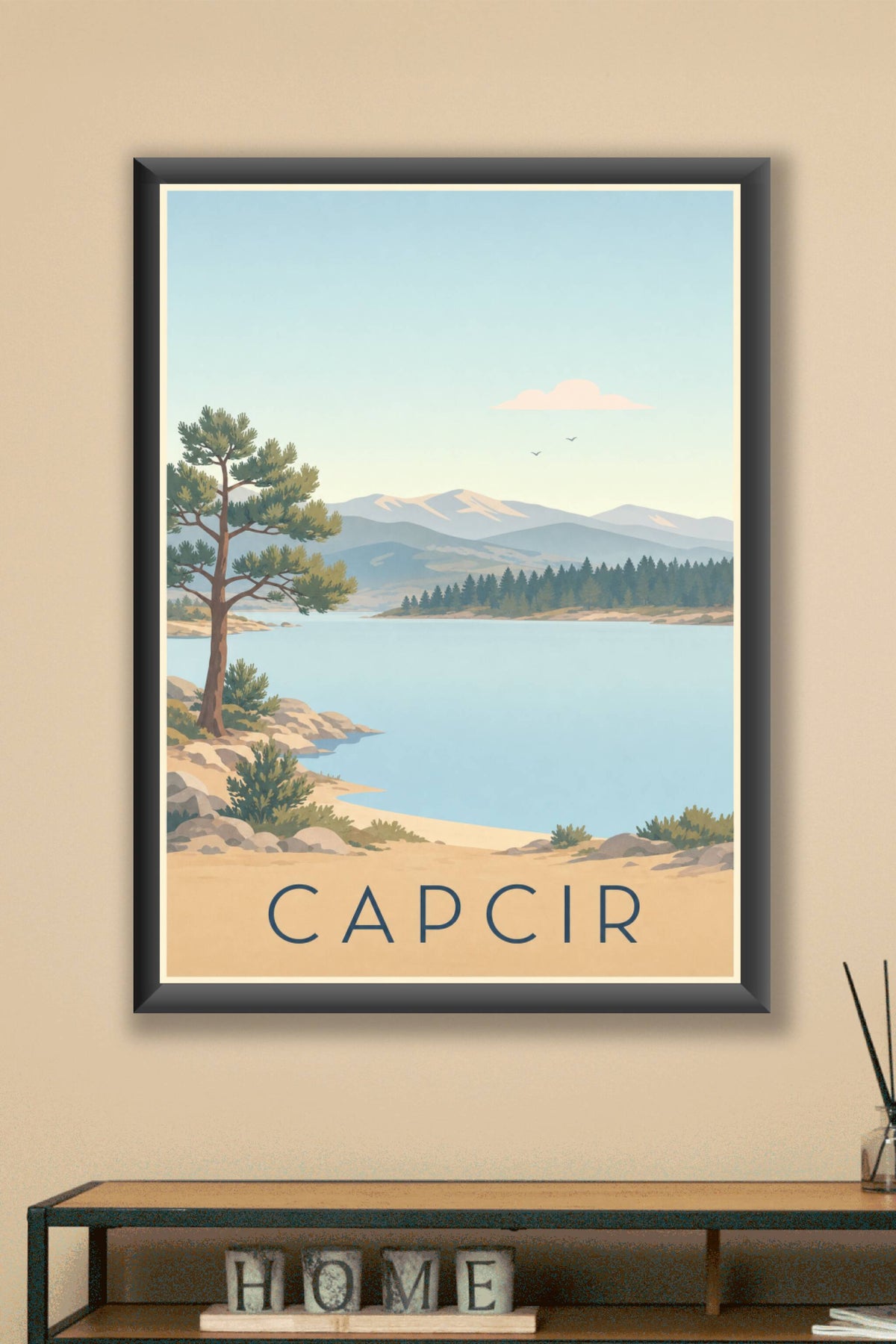 Affiche du Capcir - Poster du lac de Matemale