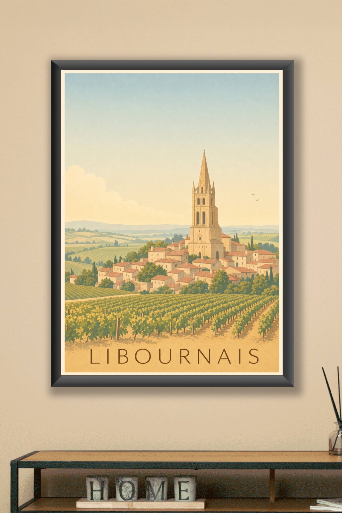 Affiche du Libournais - Poster de Saint-Émilion