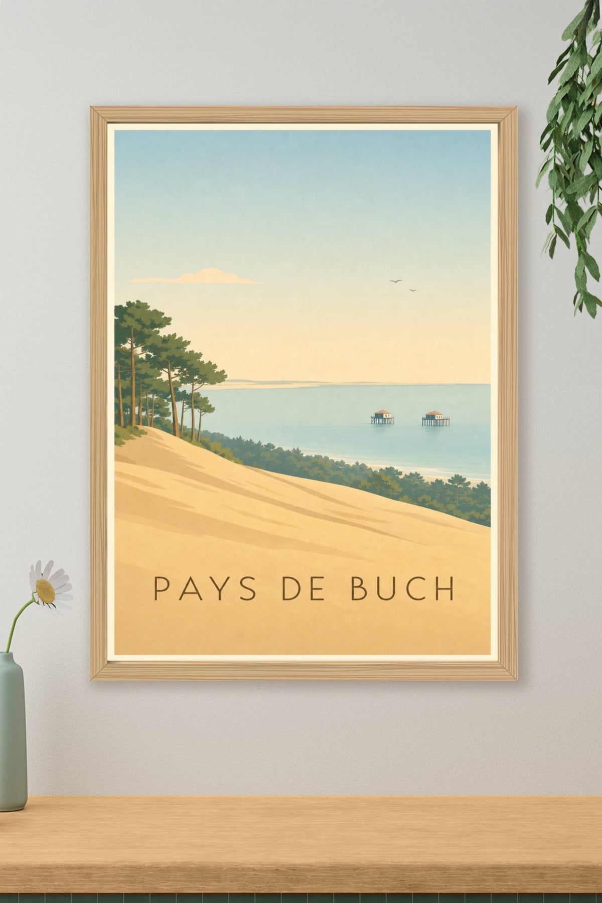Affiche du Pays de Buch - Poster de la dune du Pilat