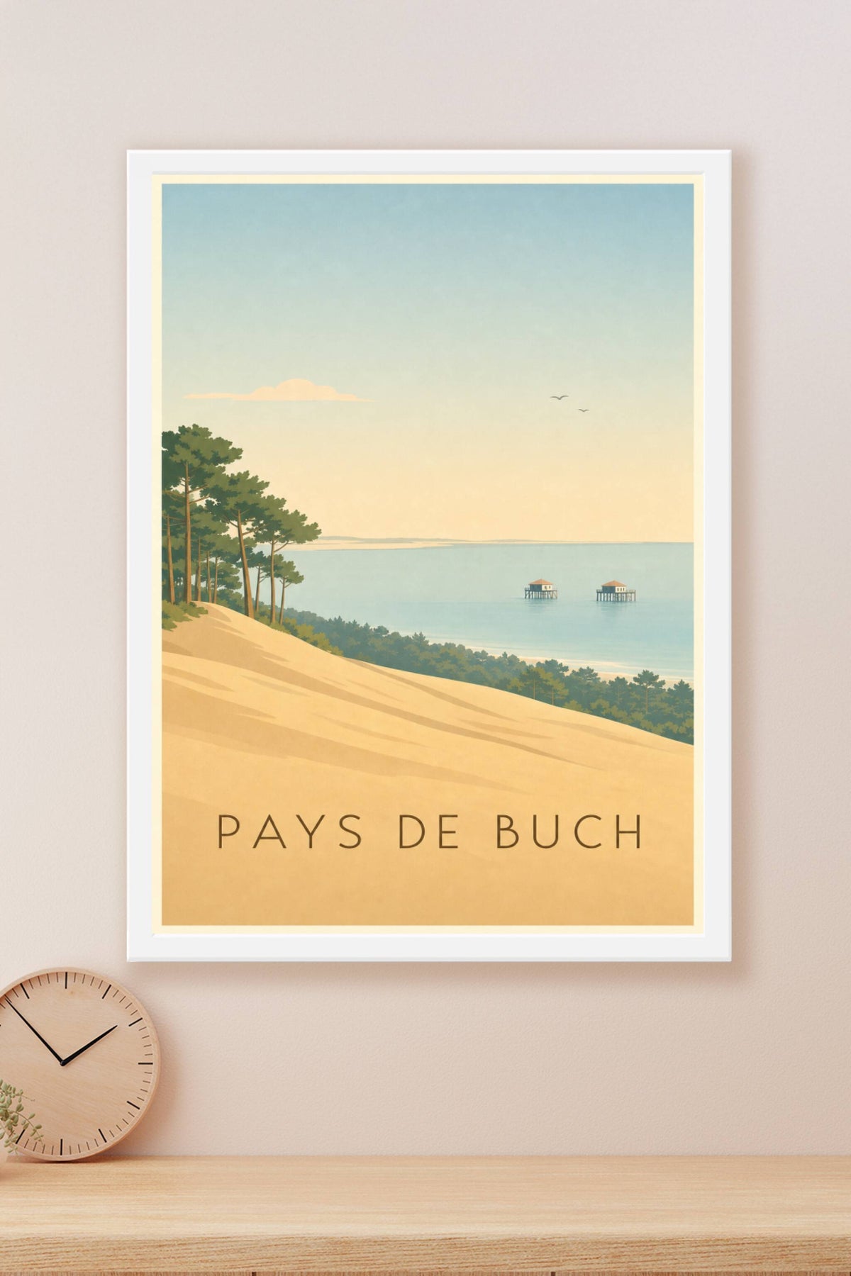 Affiche du Pays de Buch - Poster de la dune du Pilat