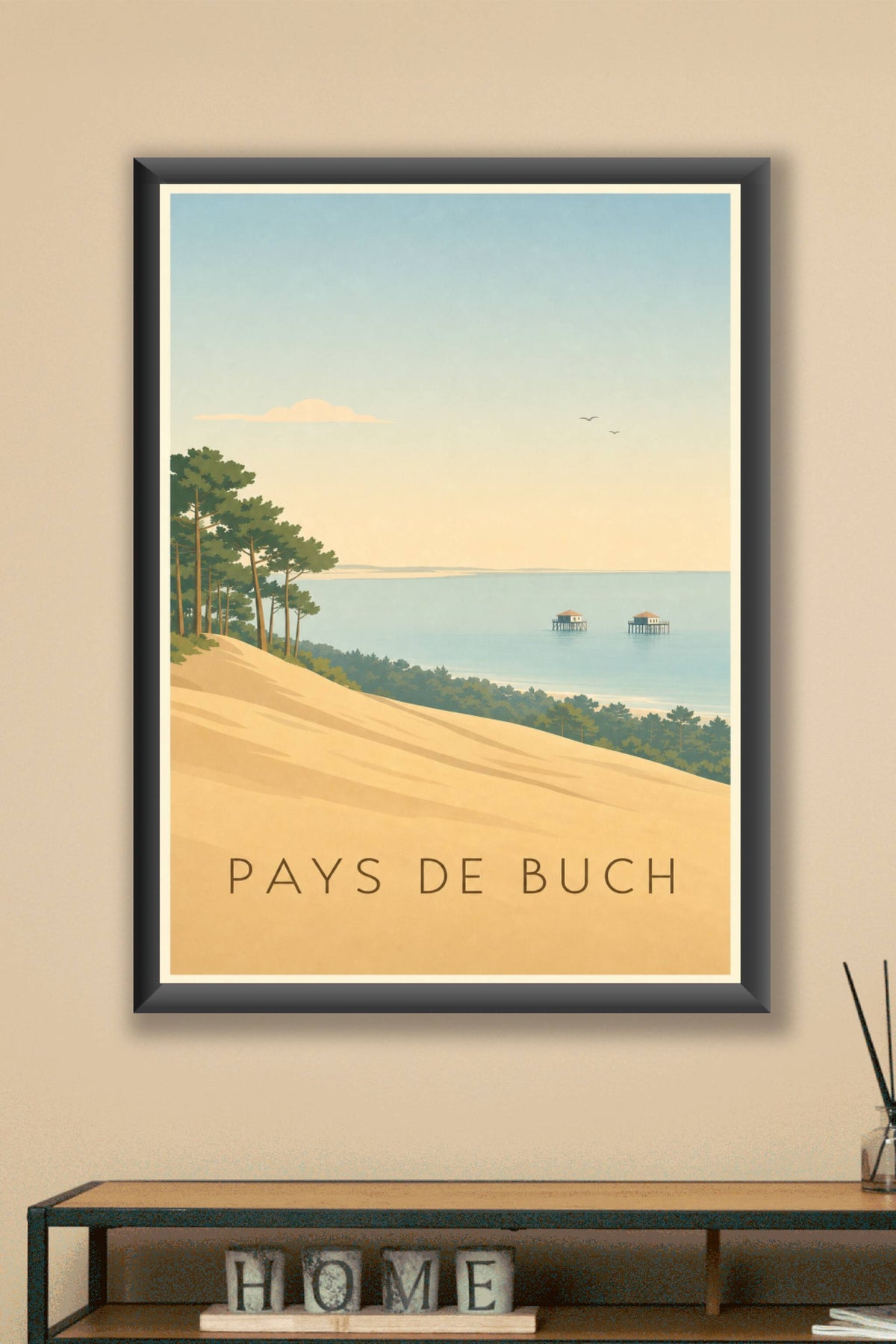 Affiche du Pays de Buch - Poster de la dune du Pilat