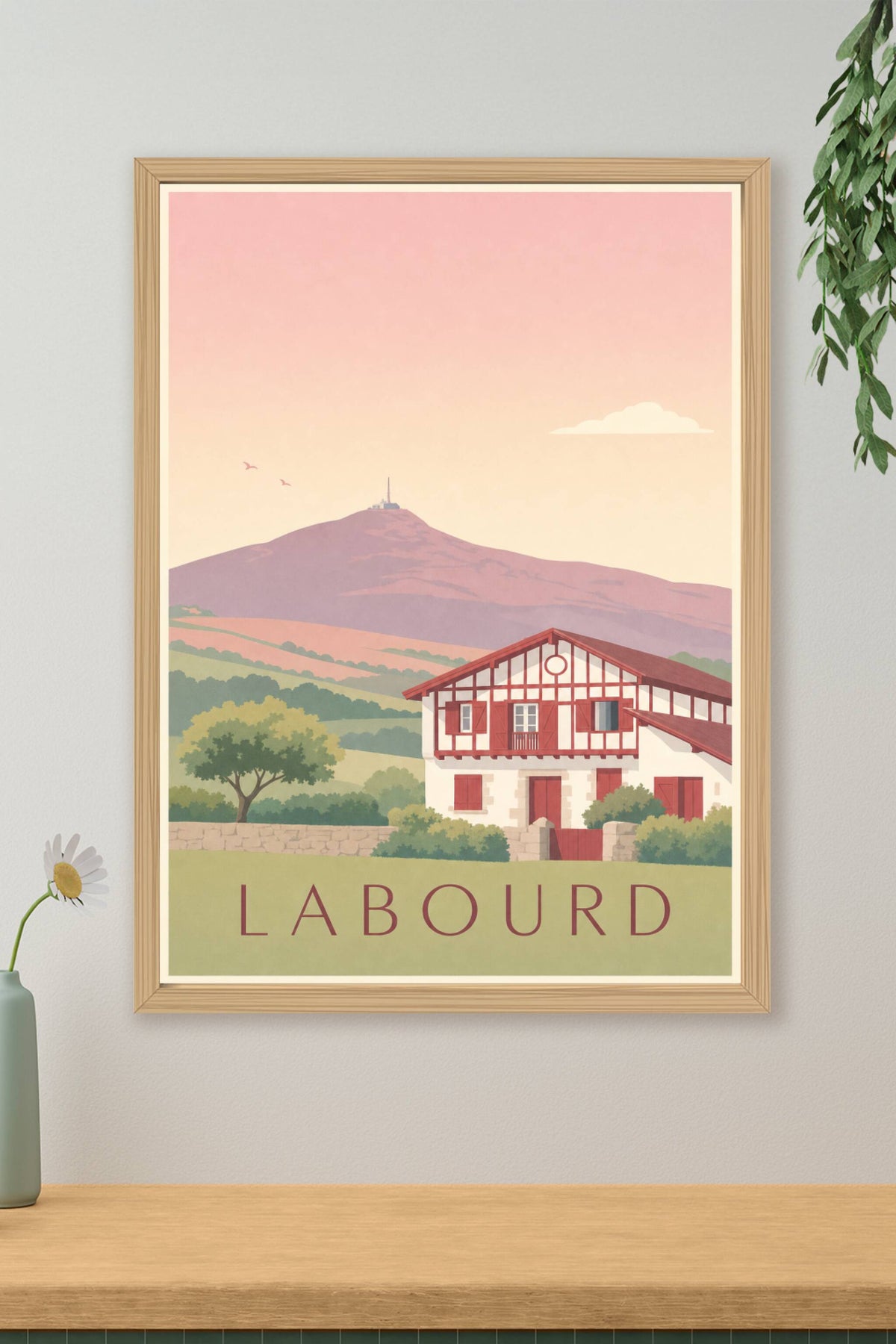 Affiche du Labourd - Poster de la Rhune