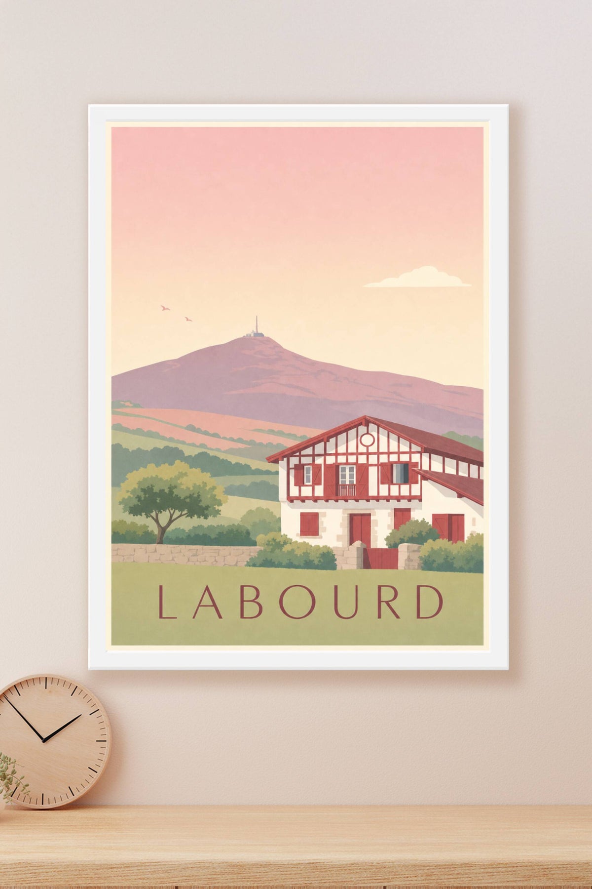 Affiche du Labourd - Poster de la Rhune