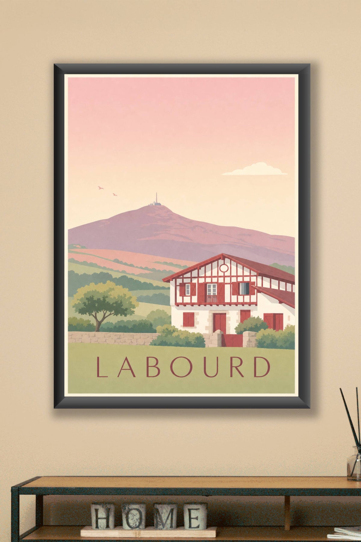 Affiche du Labourd - Poster de la Rhune