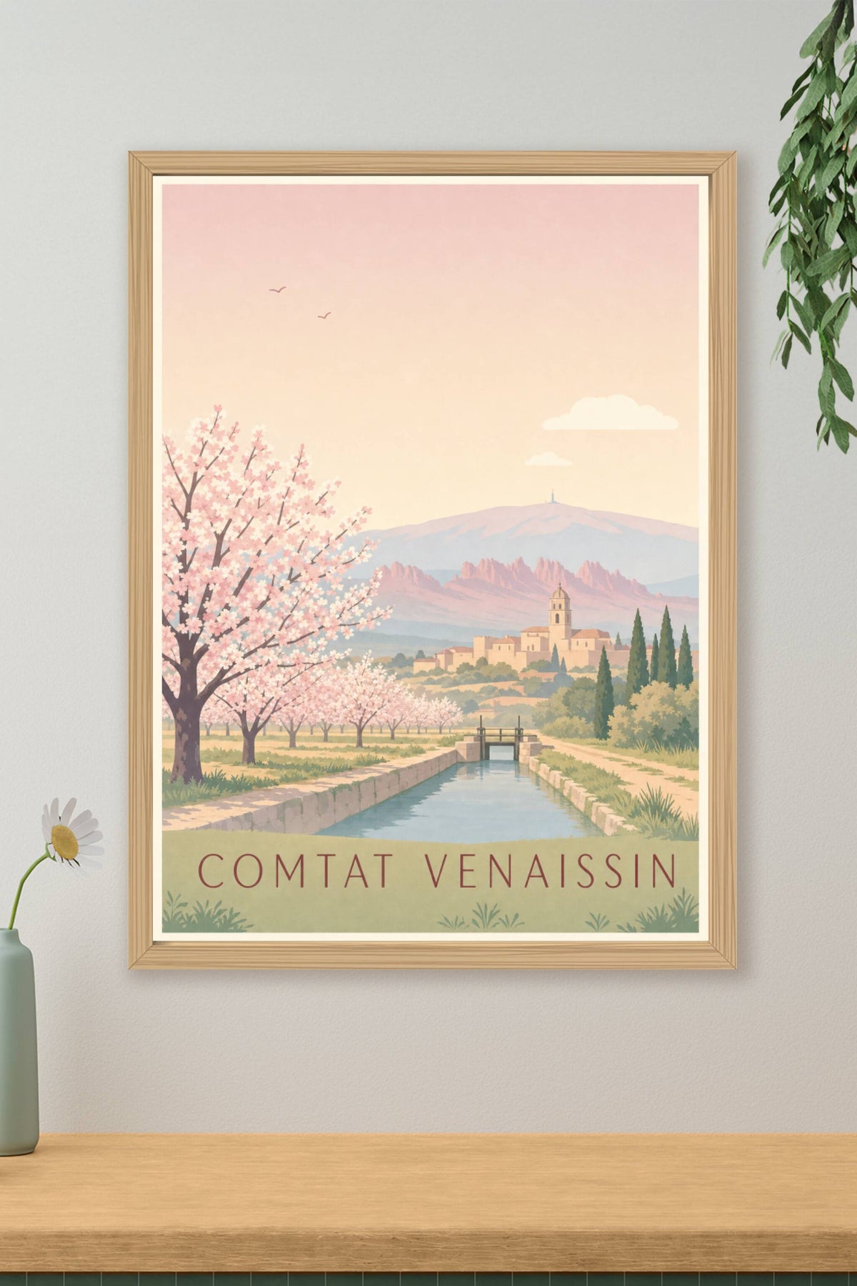 Affiche du Comtat Venaissin - Poster des dentelles de Montmirail
