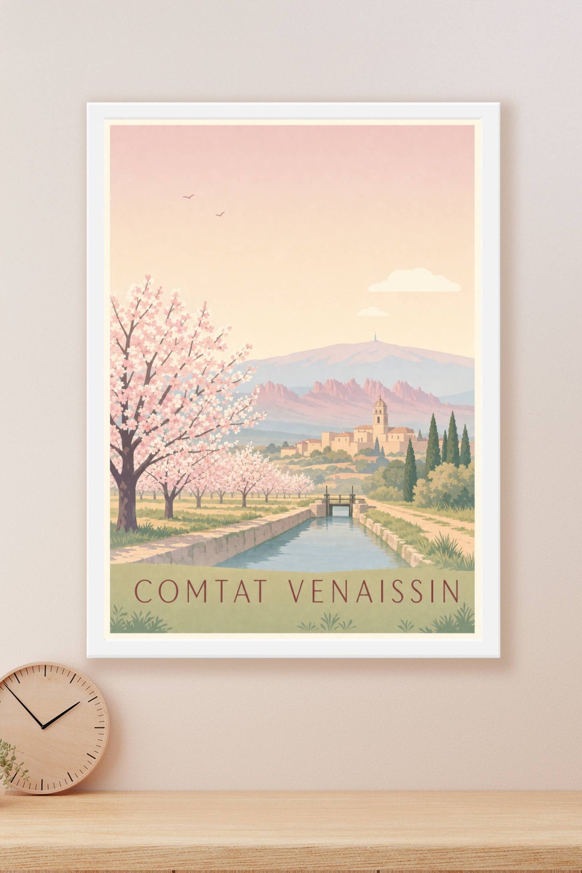 Affiche du Comtat Venaissin - Poster des dentelles de Montmirail