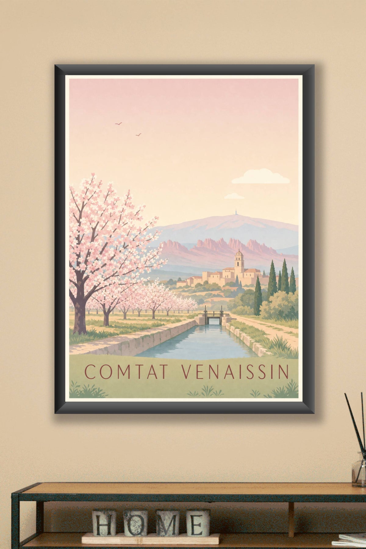 Affiche du Comtat Venaissin - Poster des dentelles de Montmirail