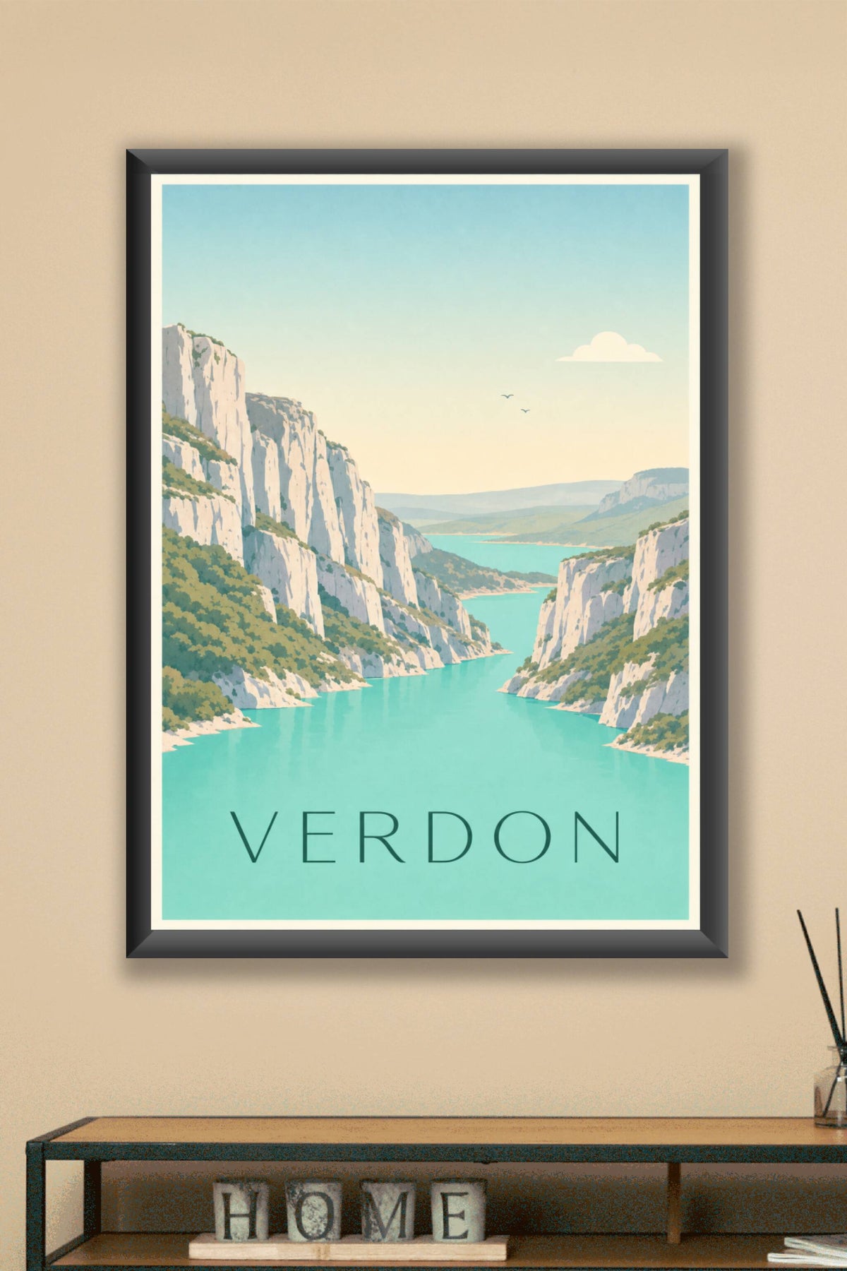 Affiche du Verdon - Poster des gorges du Verdon