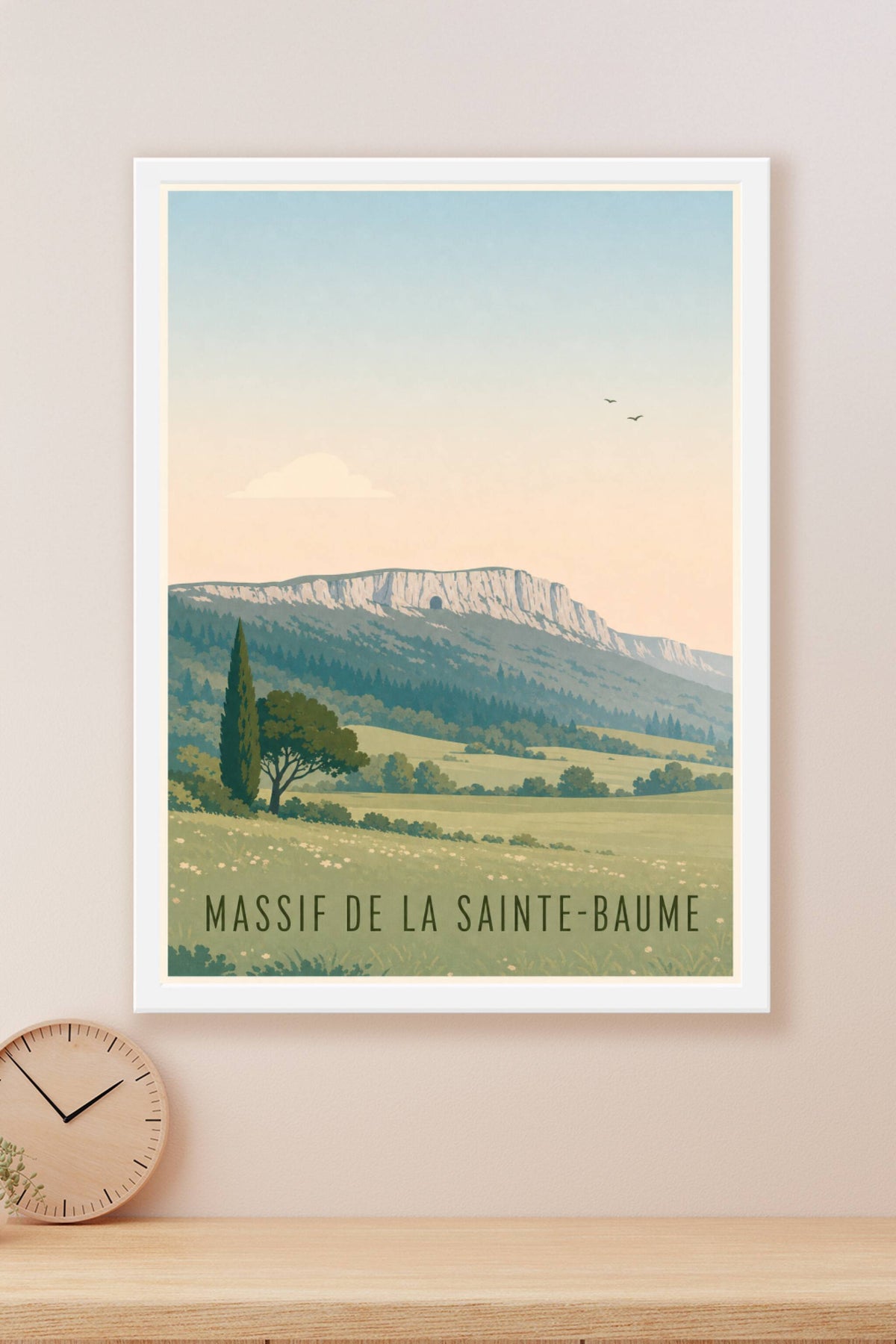 Affiche de la Massif de la Sainte-Baume - Poster du Var