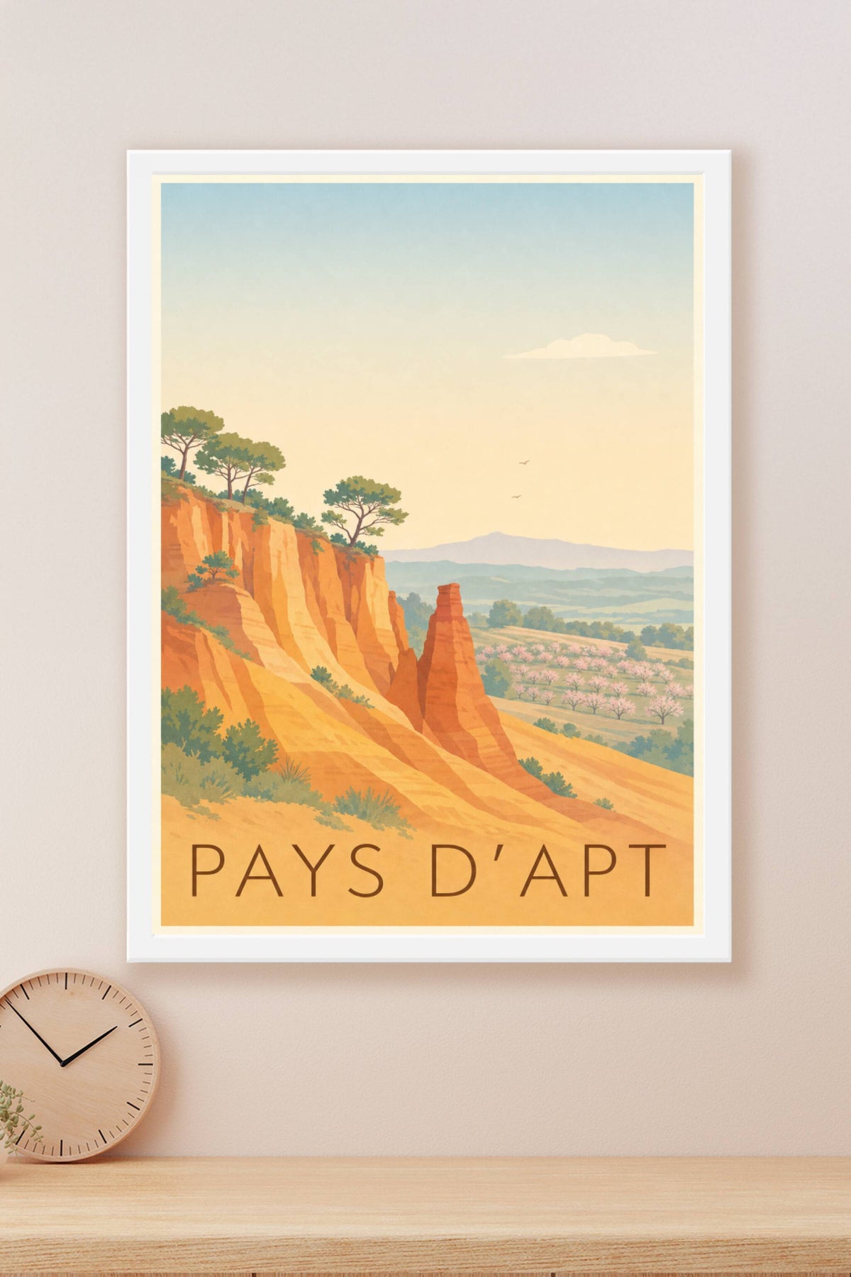 Affiche du Pays d'Apt - Poster du Colorado provençal