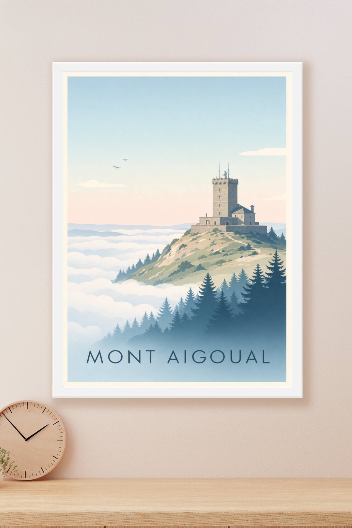 Affiche de l'Mont Aigoual - Poster des Cévennes