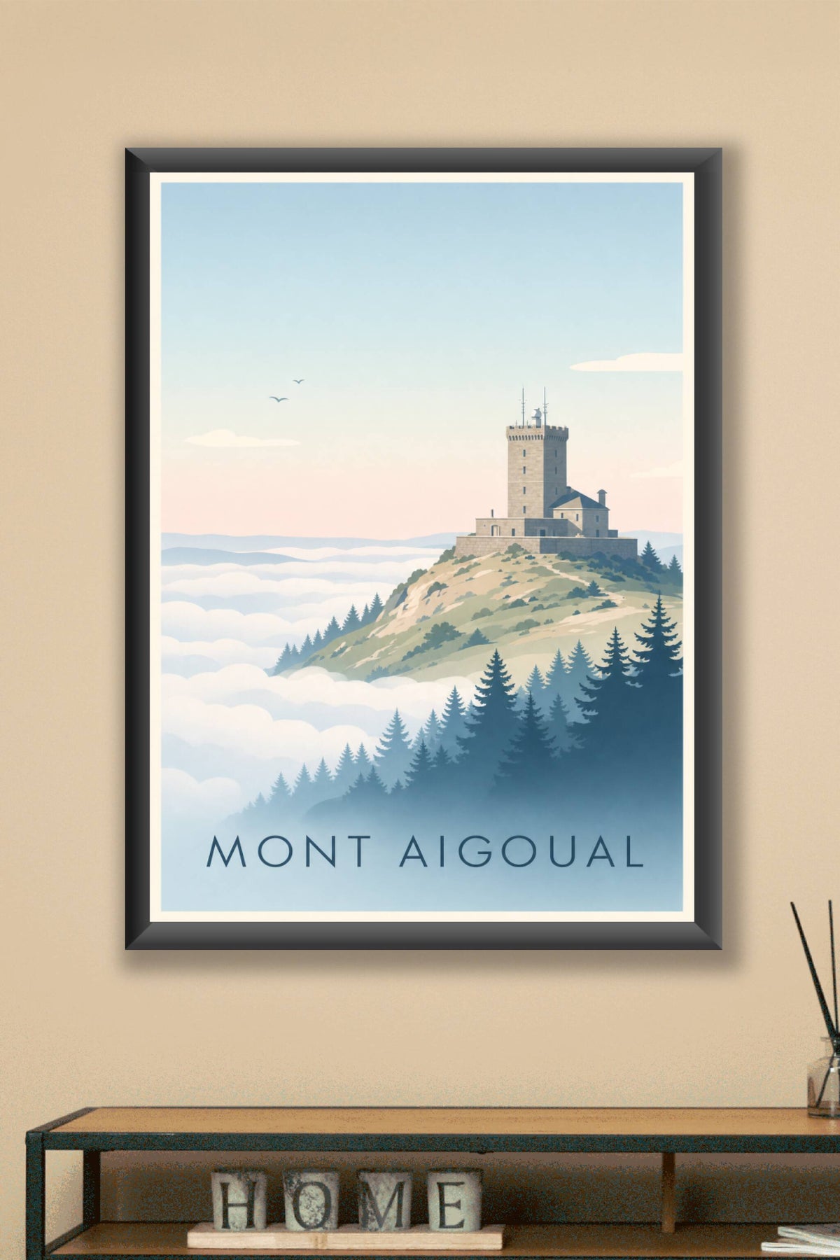 Affiche de l'Mont Aigoual - Poster des Cévennes